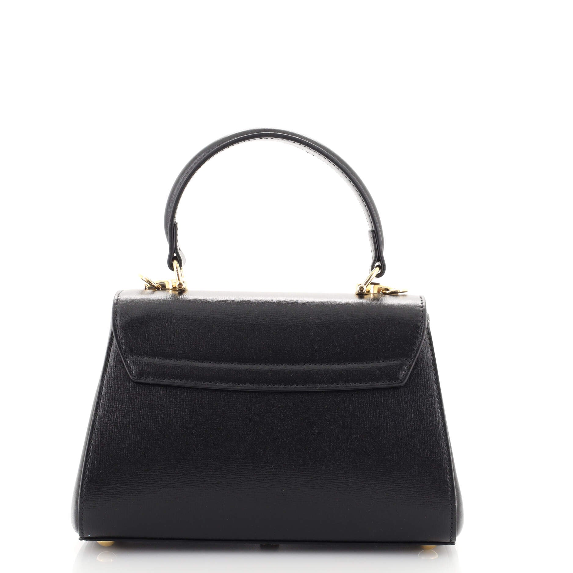 Horsebit 1955 Top Handle Flap Bag Leather Mini