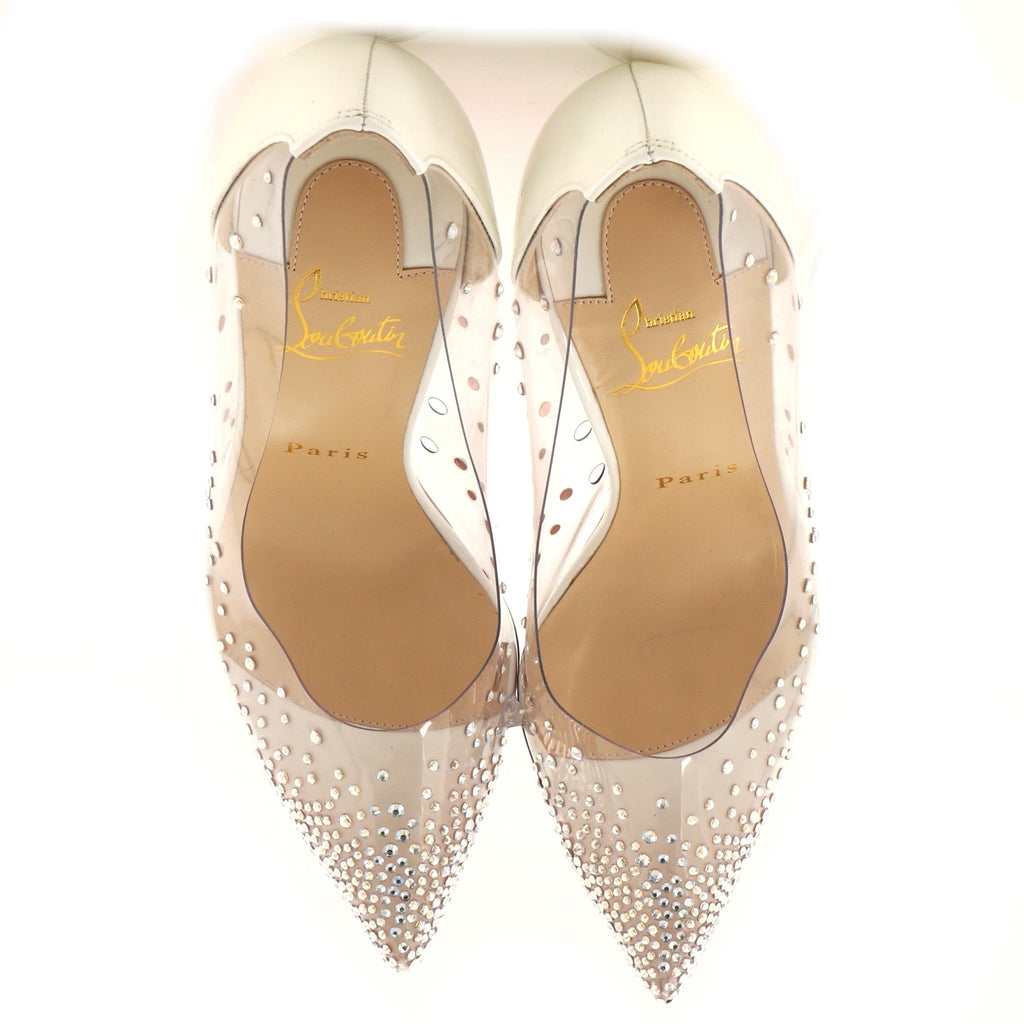 Women's Degrastrass Pumps PVC and Patent with Crystals 100