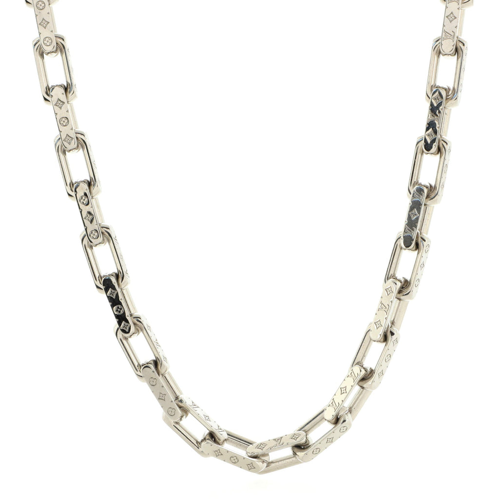 Monogram Chain Necklace Metal