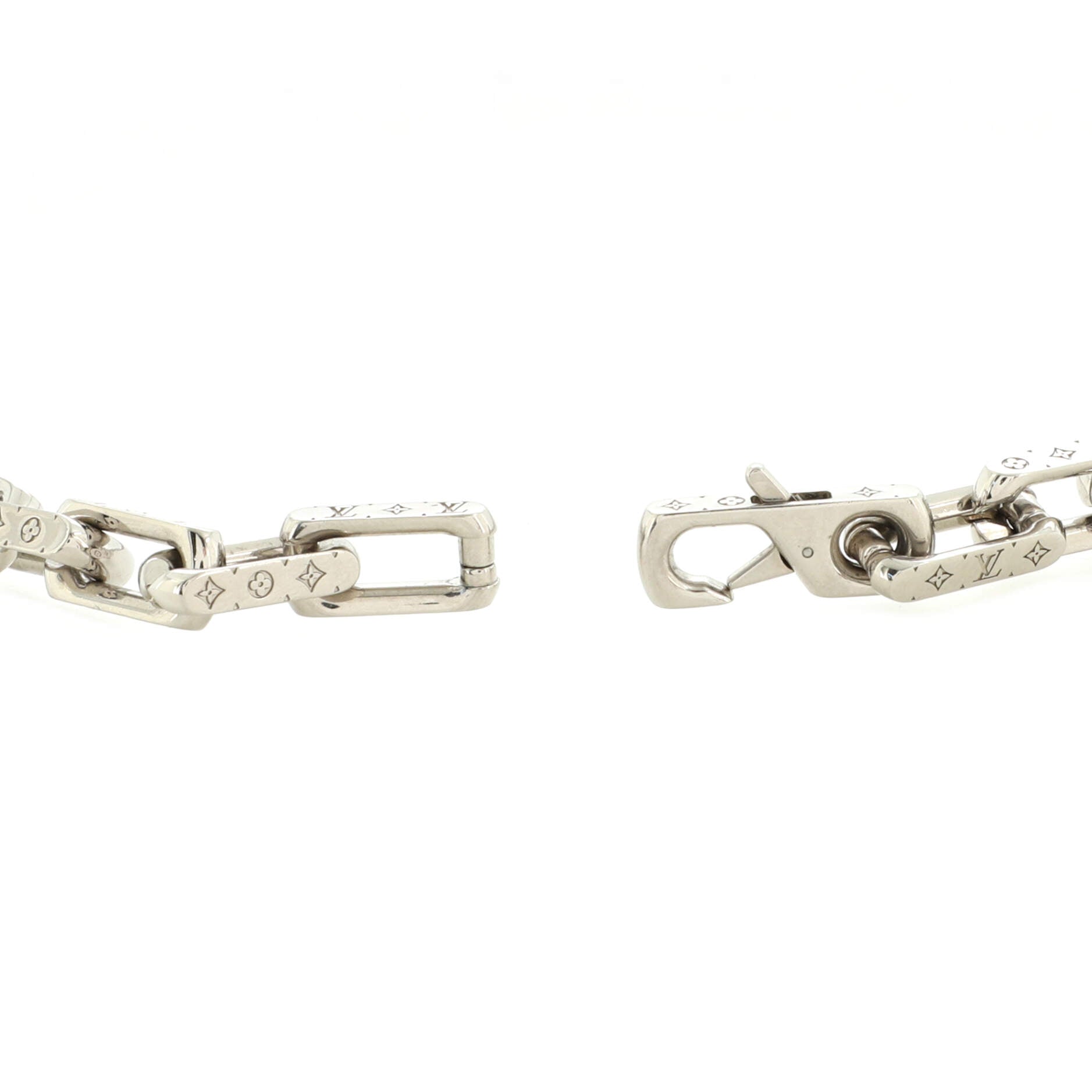 Monogram Chain Necklace Metal
