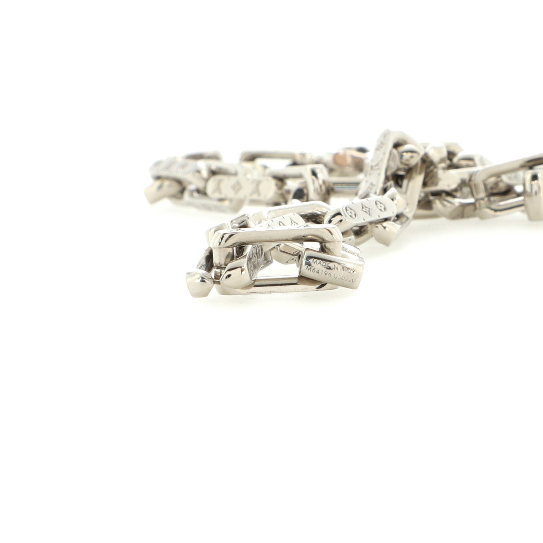 Monogram Chain Necklace Metal