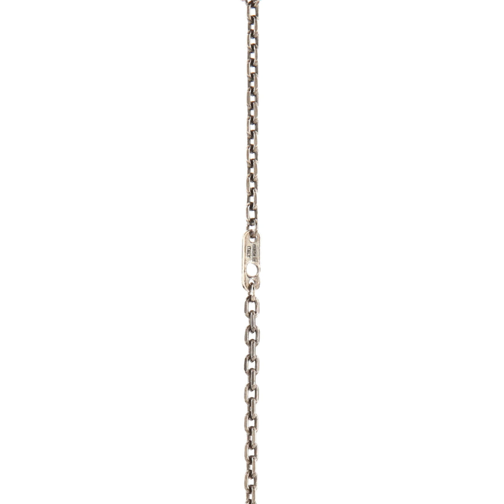 LV Initials Key Pendant Necklace Metal with Crystals