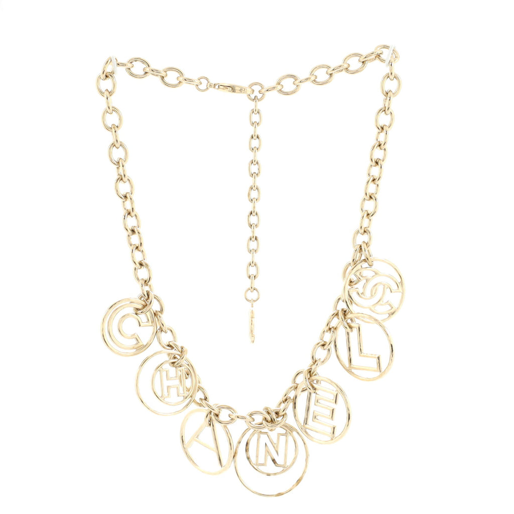 Hoop Cuba Logo Necklace Metal