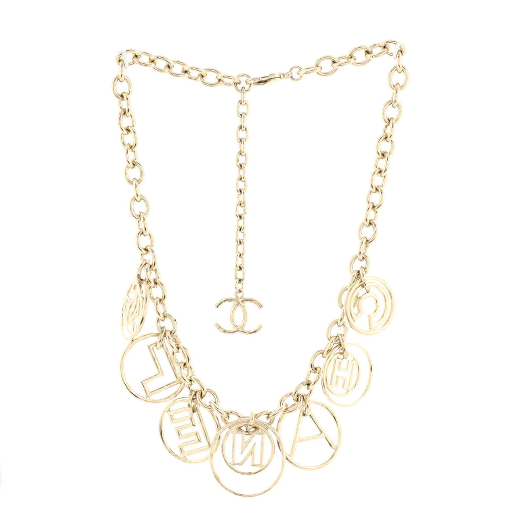 Hoop Cuba Logo Necklace Metal