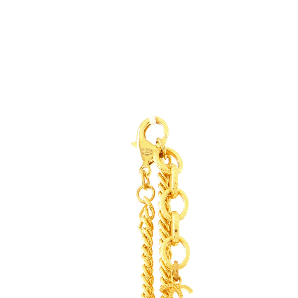 CC Dog Tag Pendant Necklace Metal