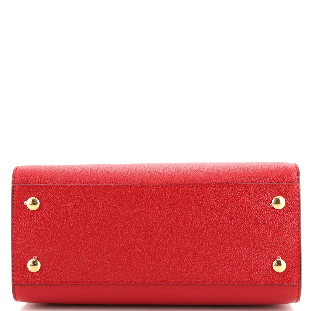Title Top Handle Bag Leather Mini