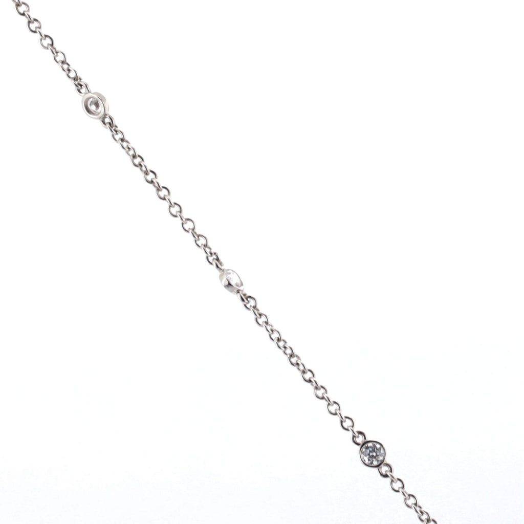 Fringe Necklace Platinum and Diamonds