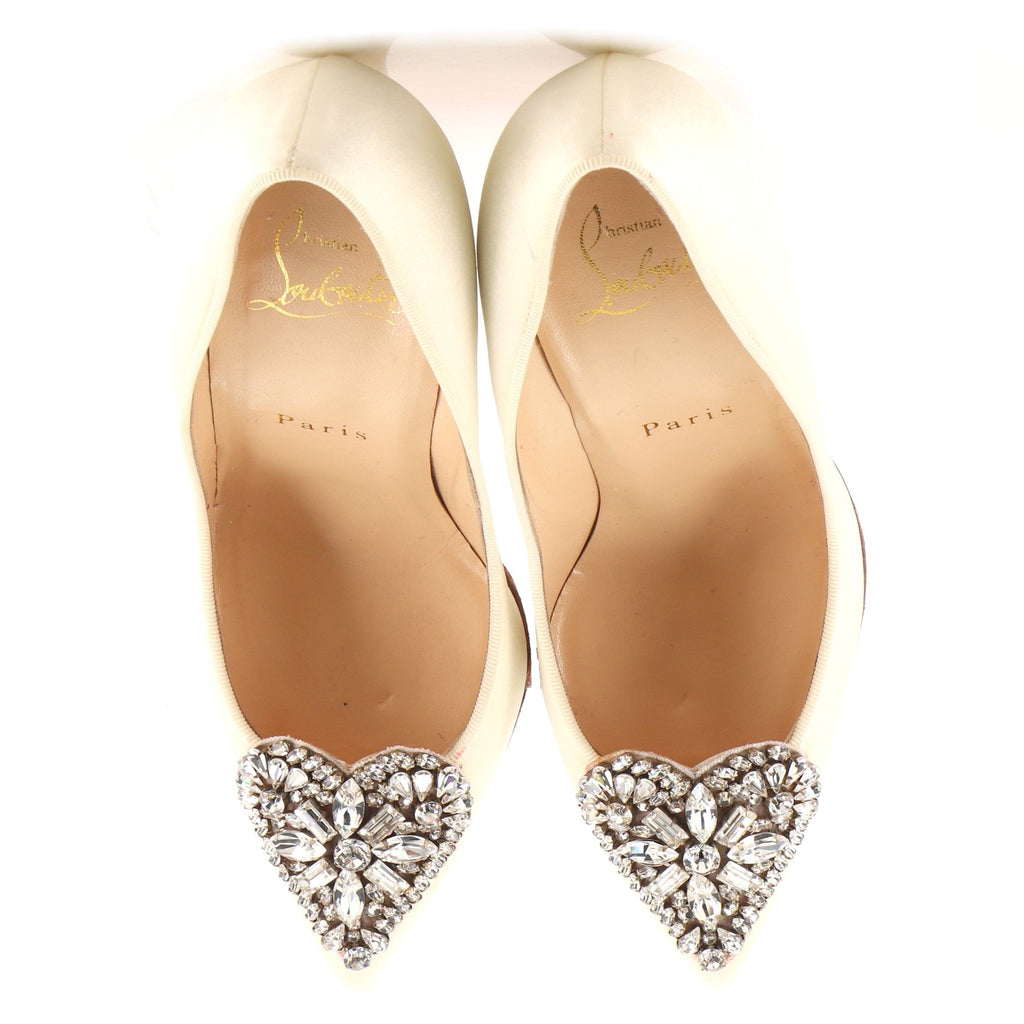 Women's Diva Cora Pumps Satin with Crystals