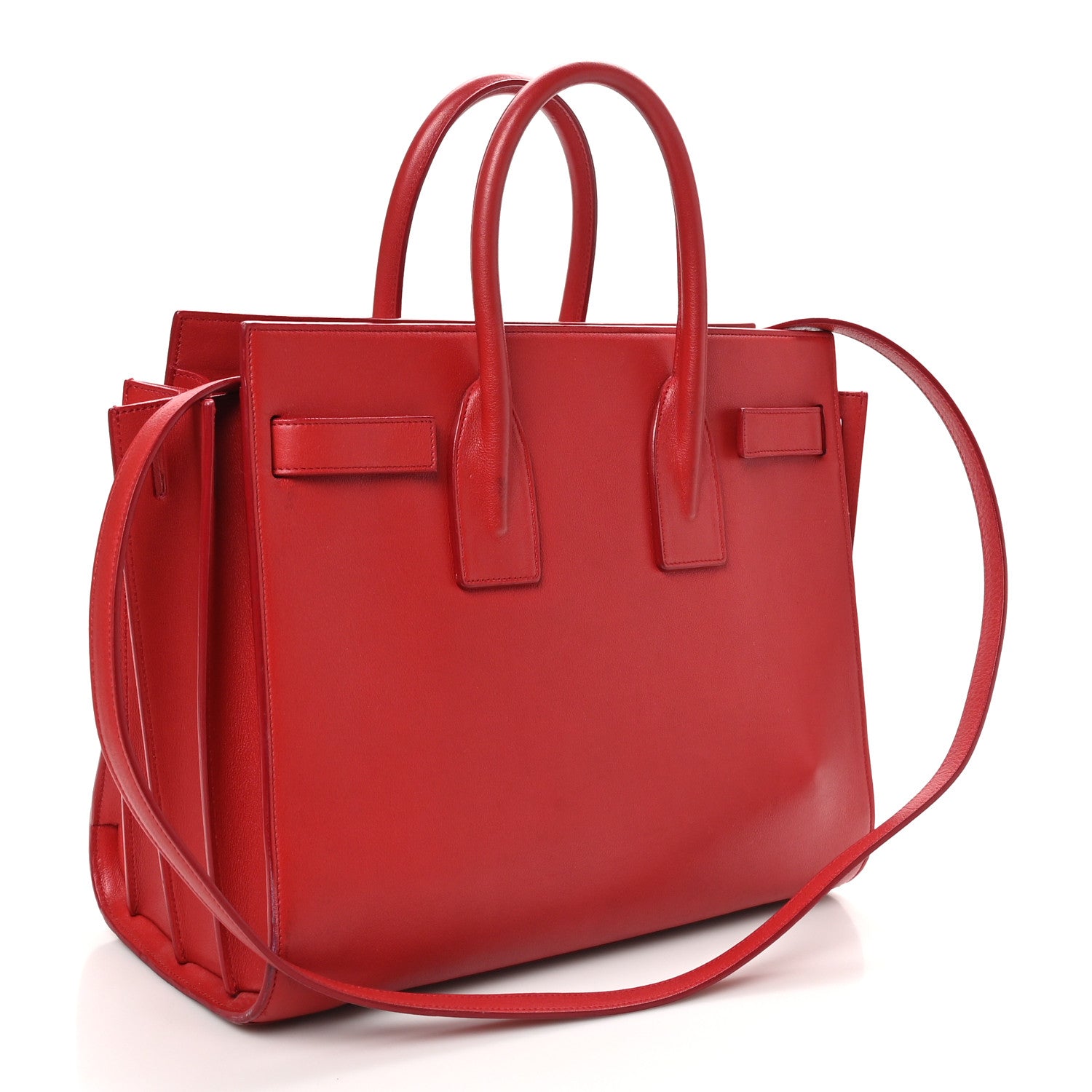 Calfskin Small Sac De Jour Lipstick Red