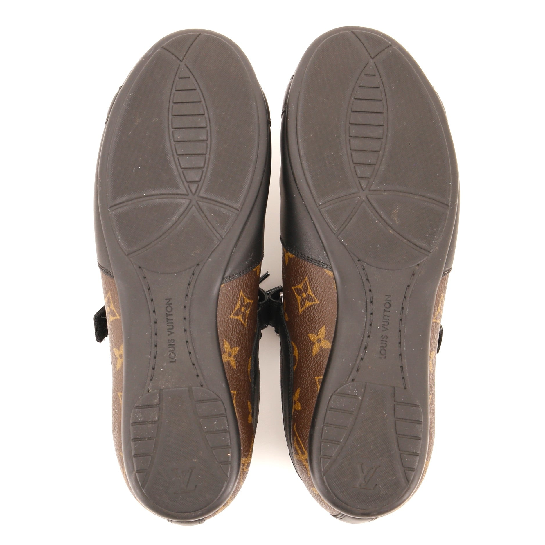 Women's Globe Trotter Sneakers Monogram Canvas and Leather