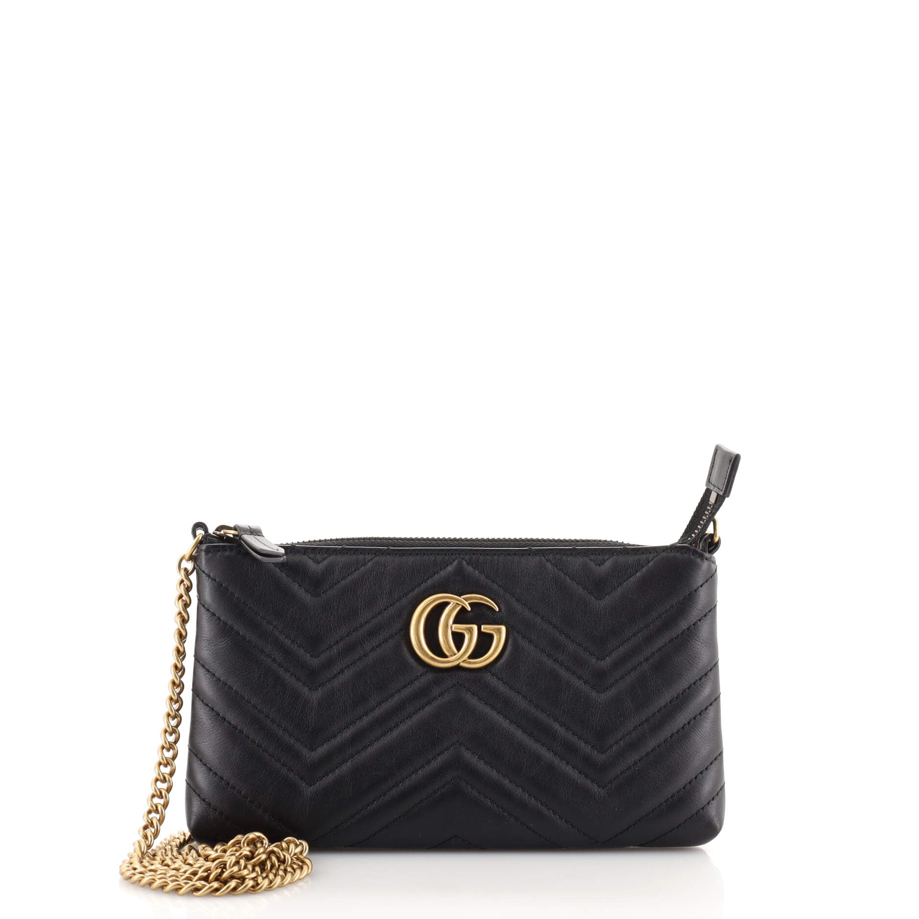 GG Marmont Chain Shoulder Bag Matelasse Leather Mini