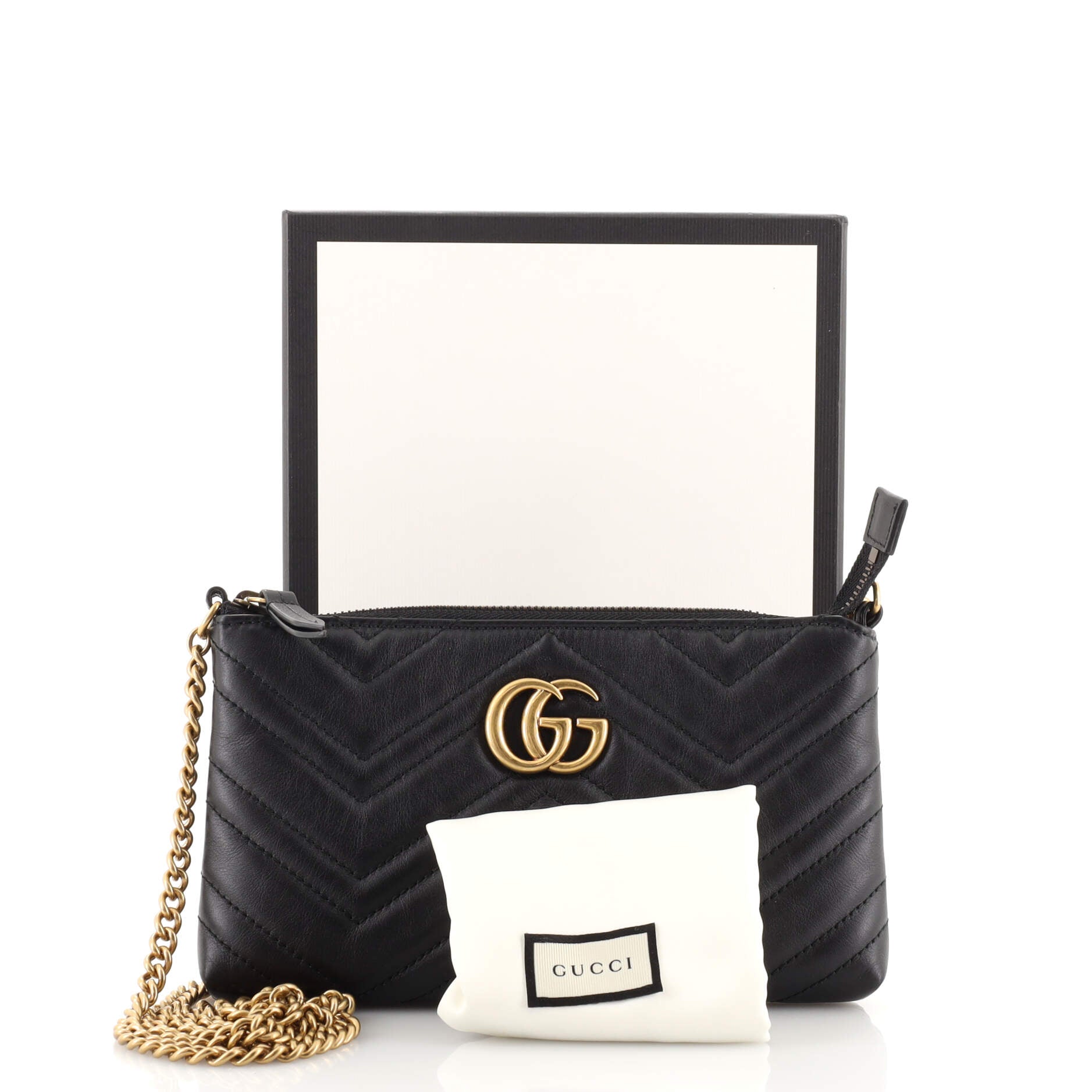 GG Marmont Chain Shoulder Bag Matelasse Leather Mini