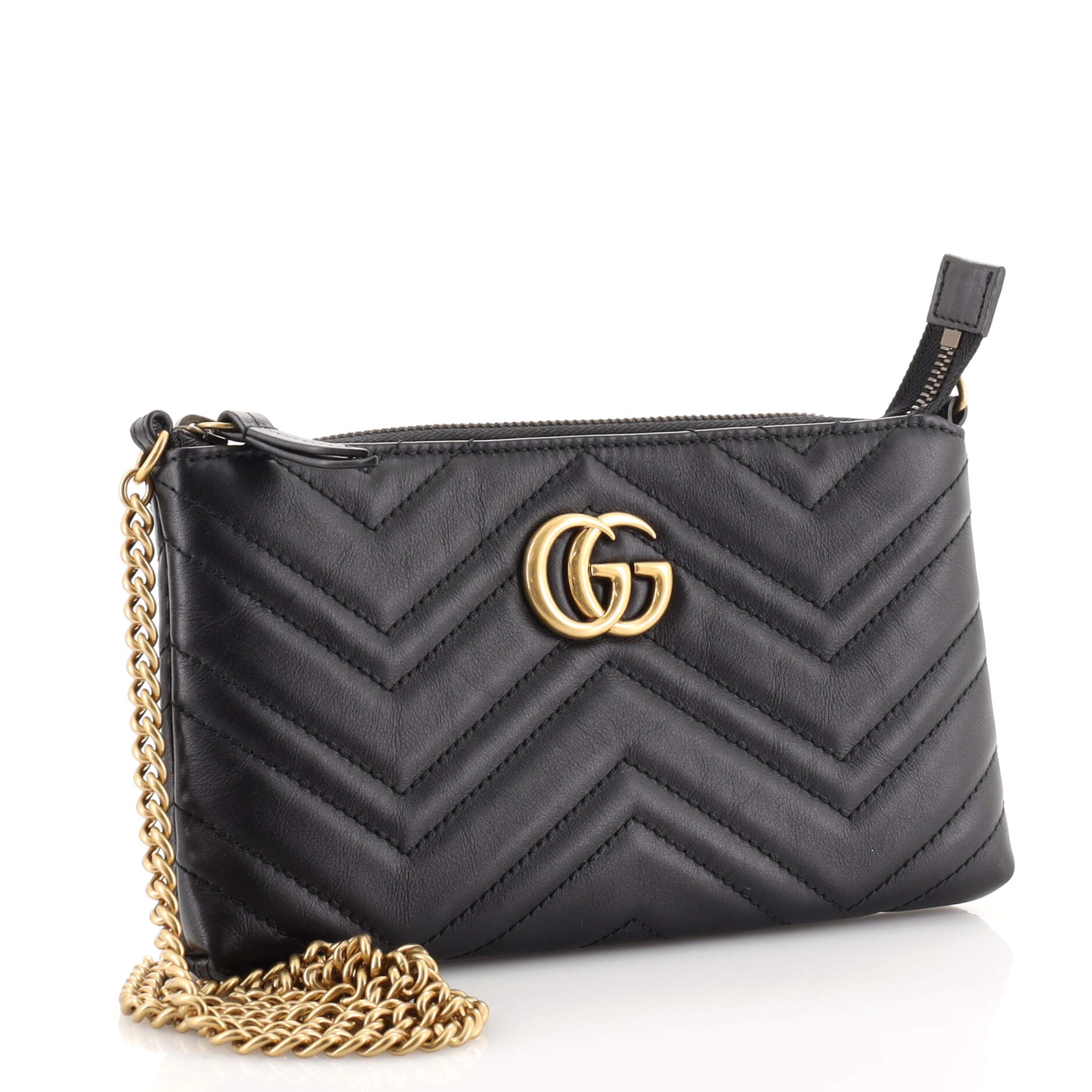 GG Marmont Chain Shoulder Bag Matelasse Leather Mini