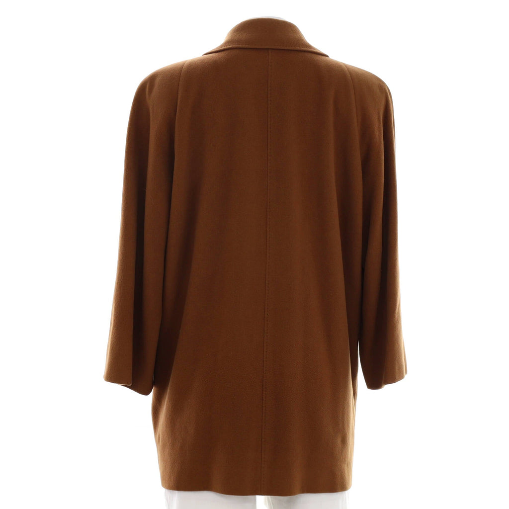Women's CD Button Double Breasted Coat Wool