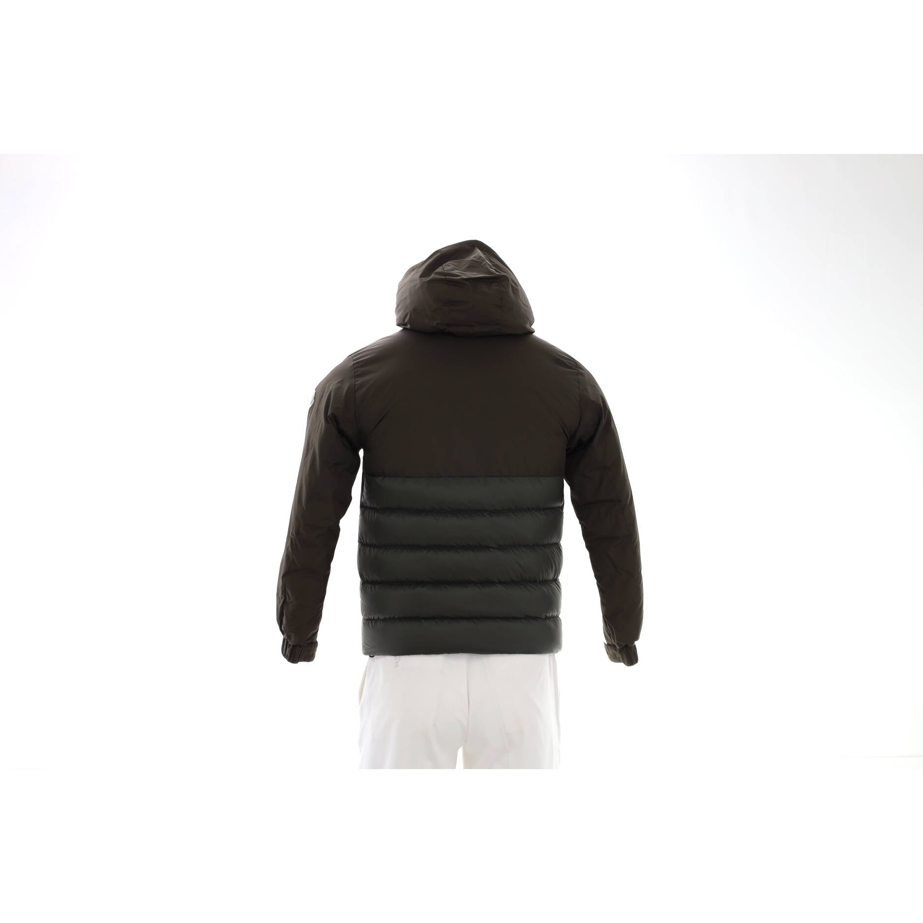 Men's Laurain Hybrid Hooded Jacket Quilted Nylon with Down