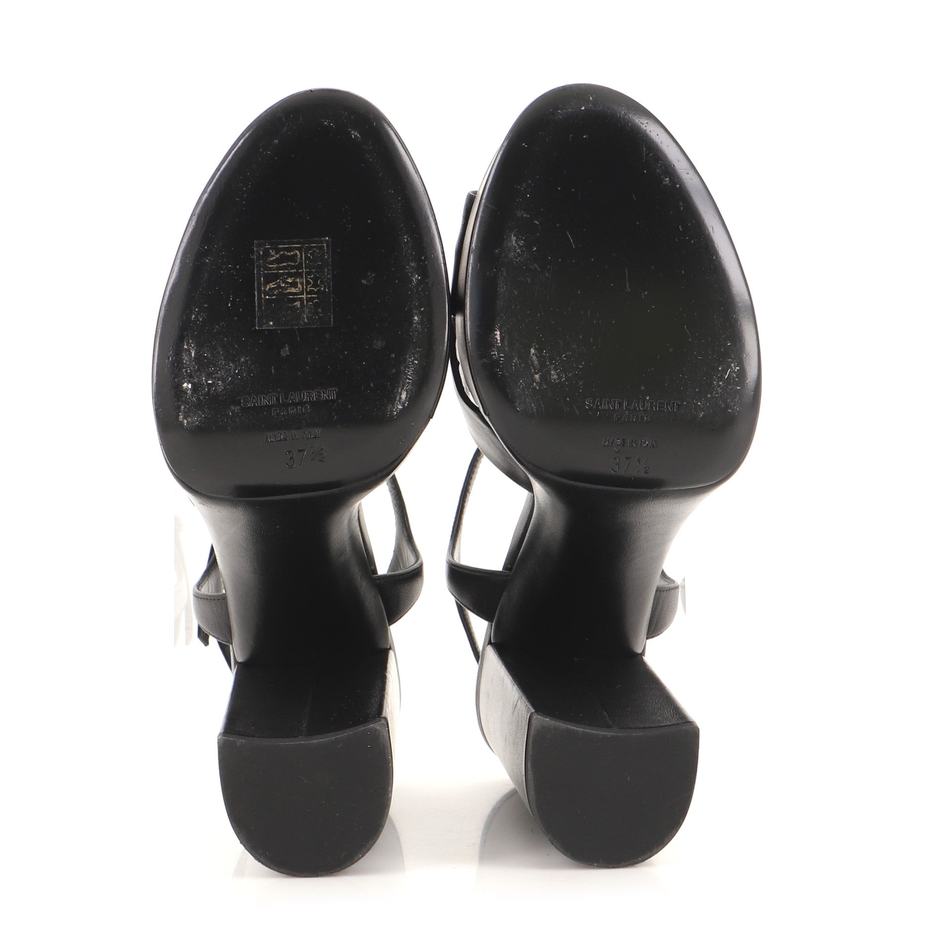 Women's Bianca Platform Heeled Sandals Leather