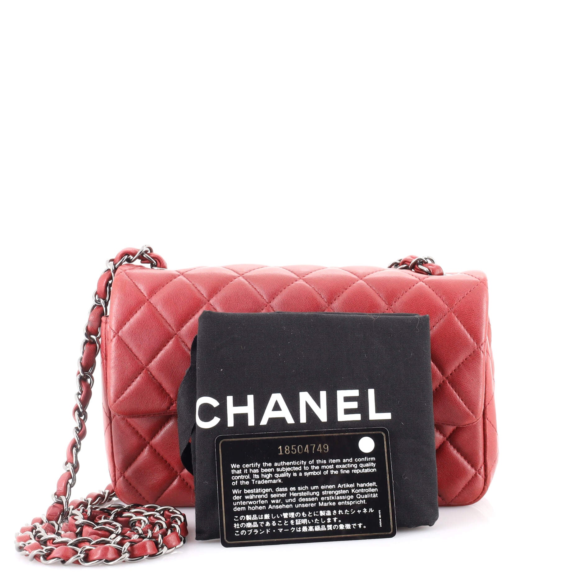 Classic Single Flap Bag Quilted Lambskin Mini
