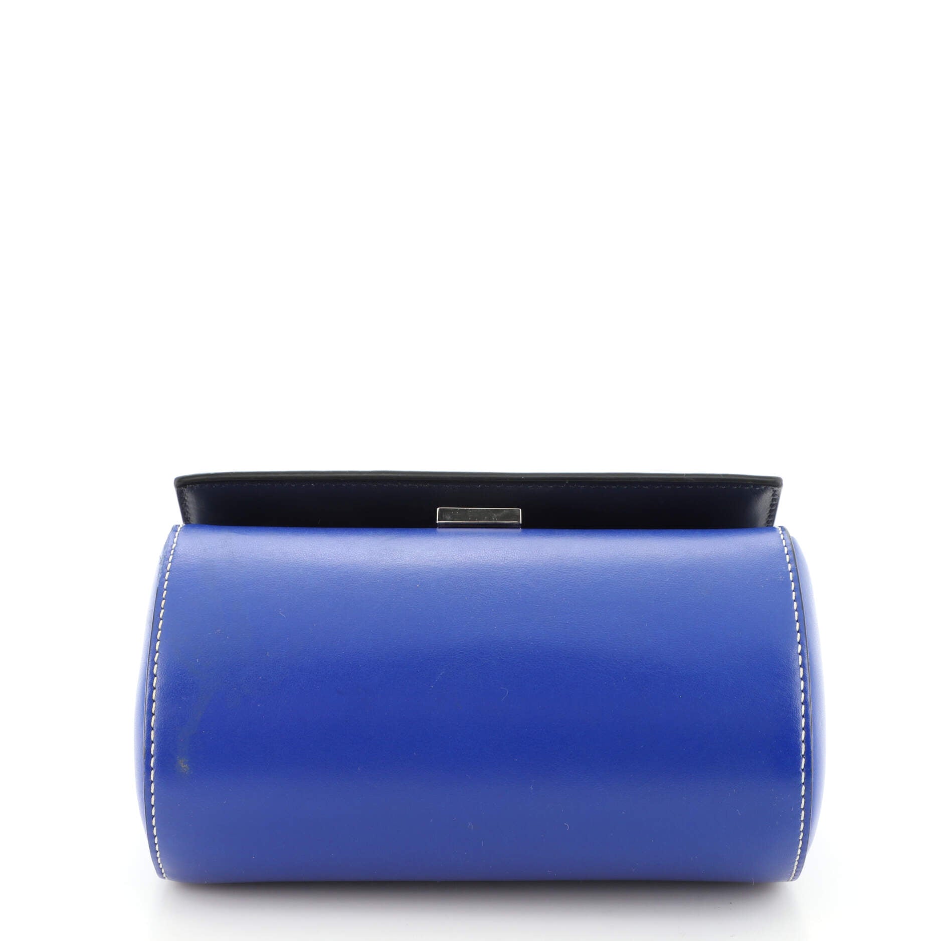 Logo Strap Pandora Box Bag Leather Mini