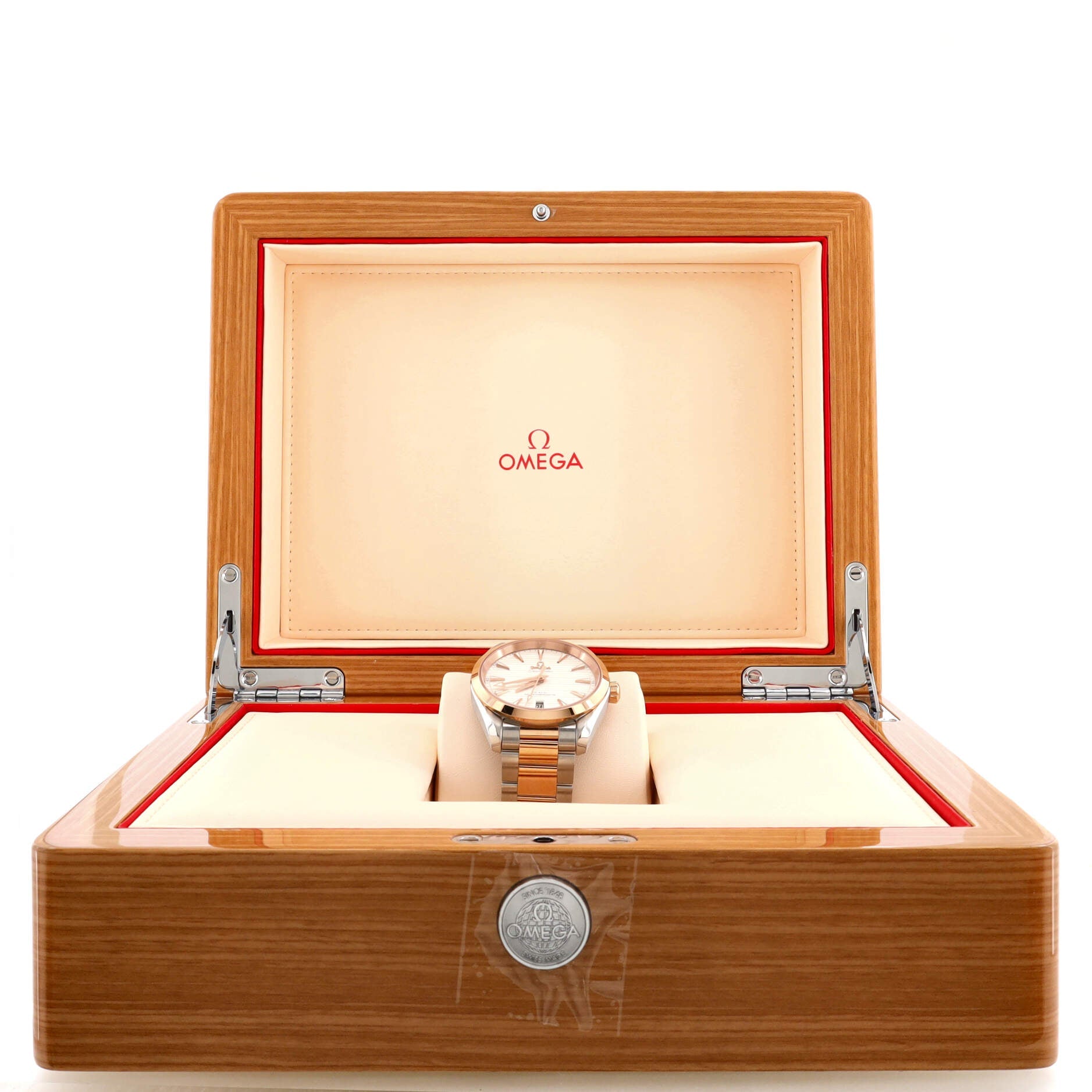 Seamaster Aqua Terra 150M Co-Axial Chronometer Automatic Watch Stainless Steel and Rose Gold 38
