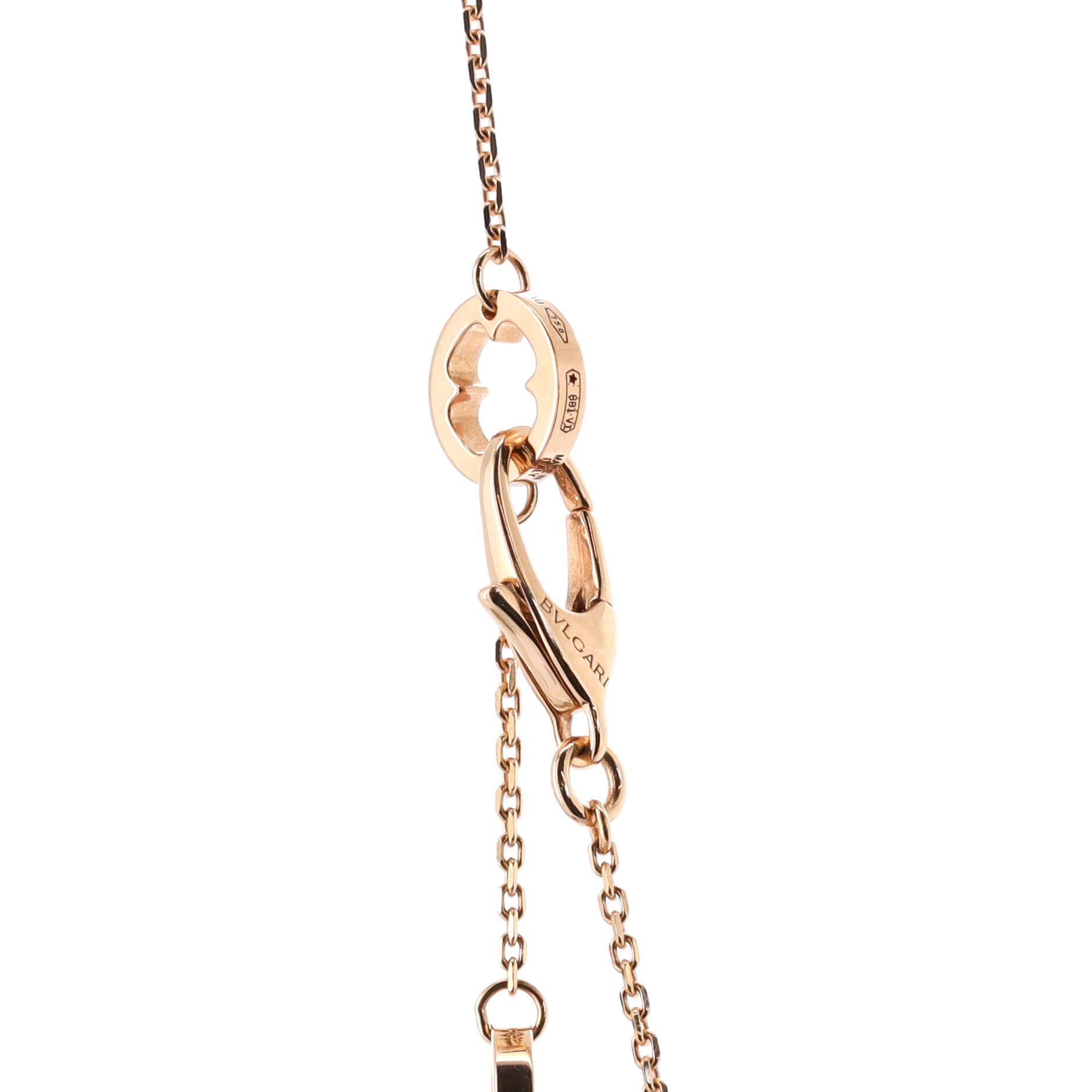 Fiorever Pendant Necklace 18K Rose Gold and Diamond