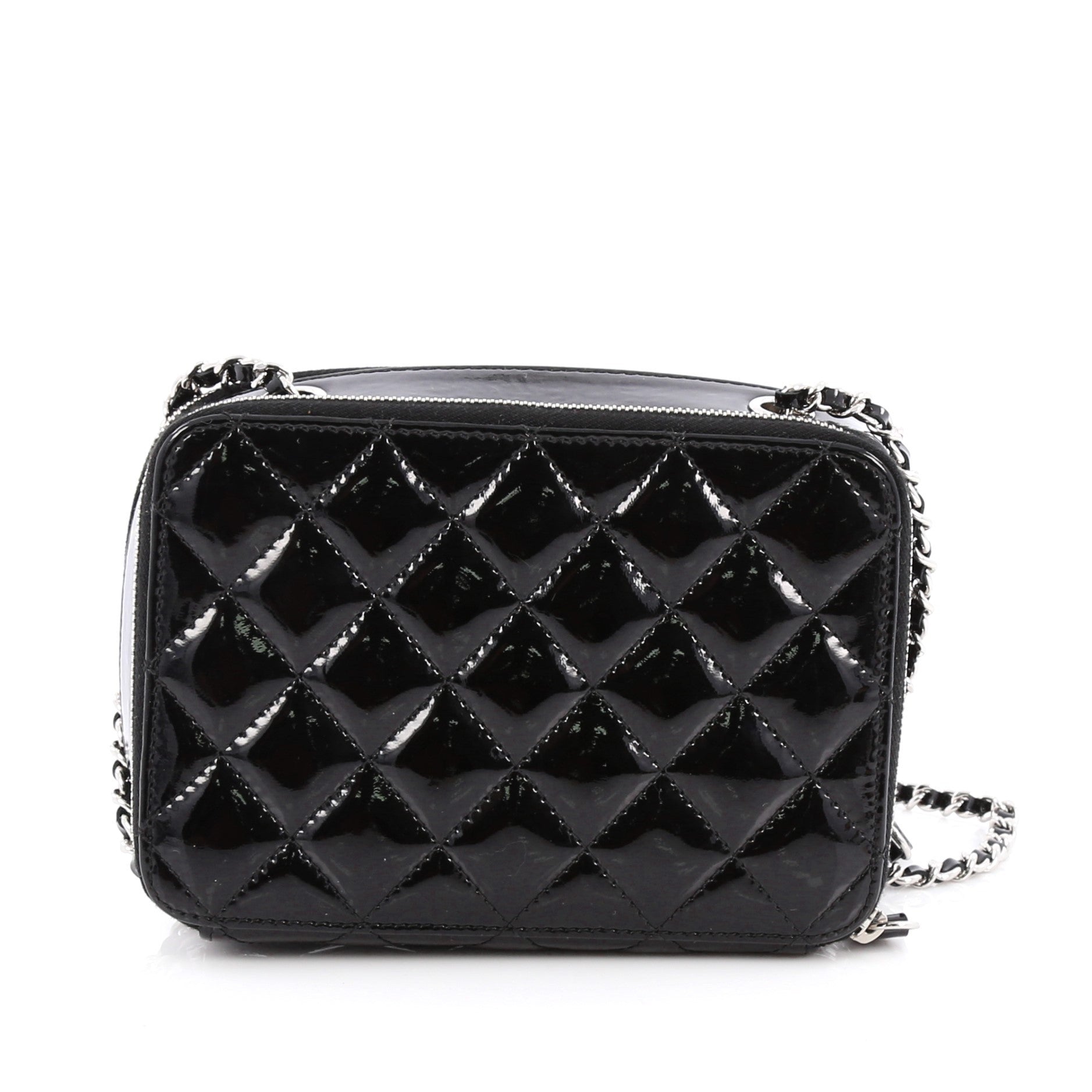 Pocket Box Camera Case Quilted Patent Mini