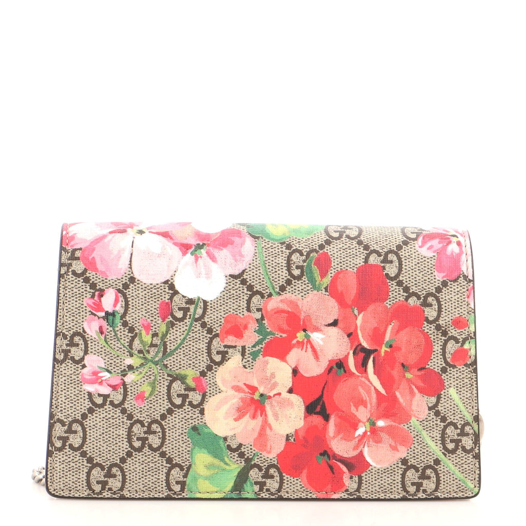 Dionysus Bag Blooms Print GG Coated Canvas Super Mini