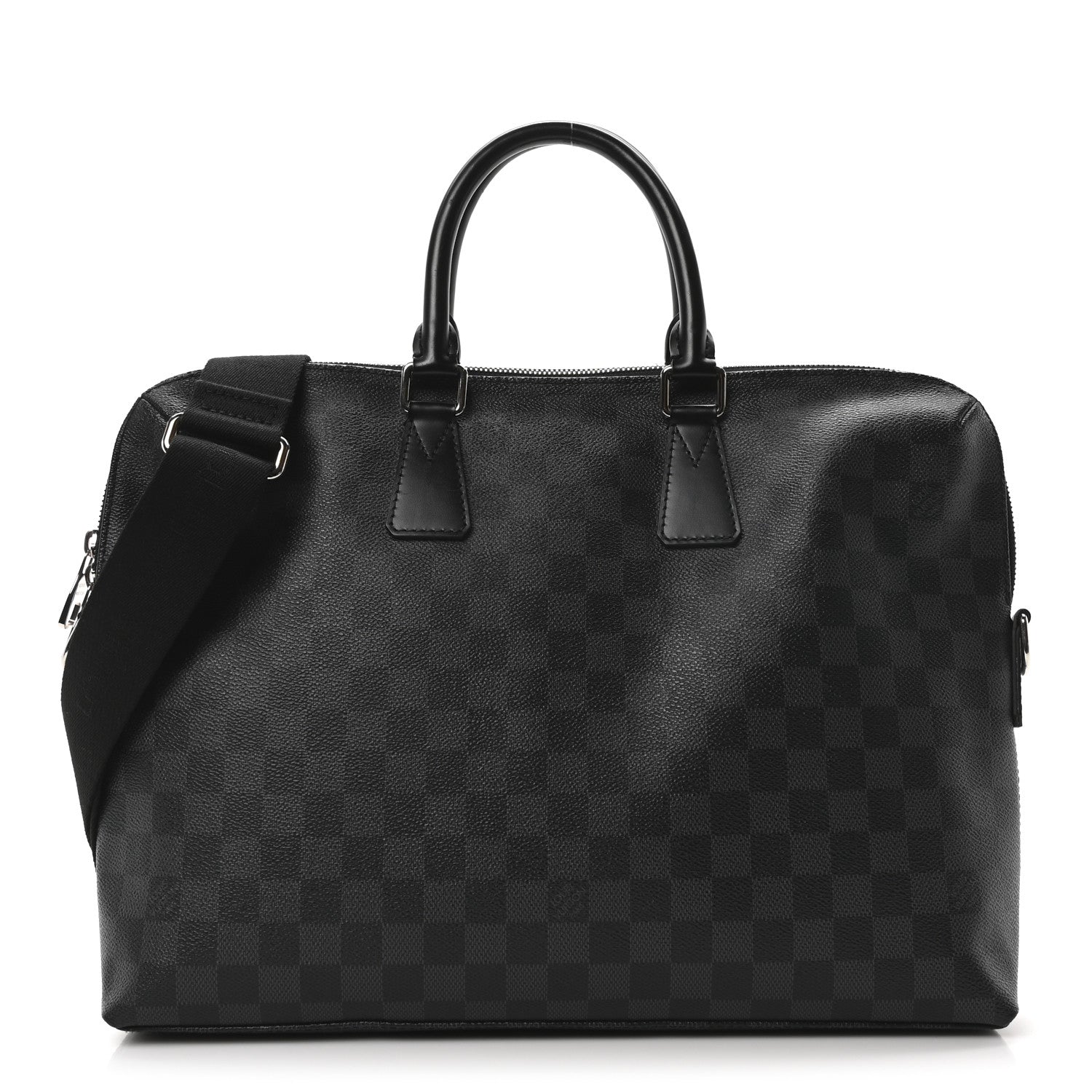 Damier Graphite Porte-Documents Jour
