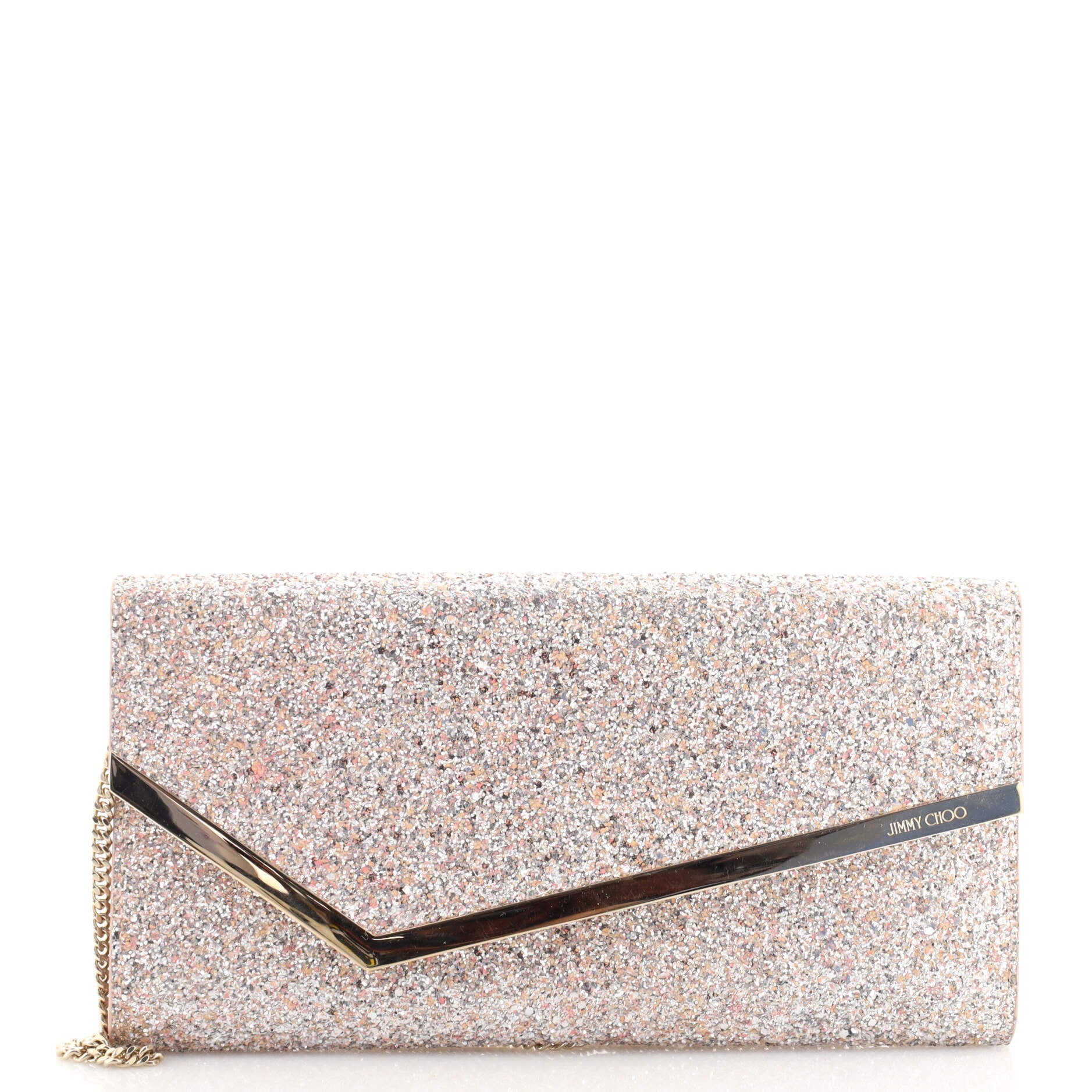 Erica Clutch Glitter Leather