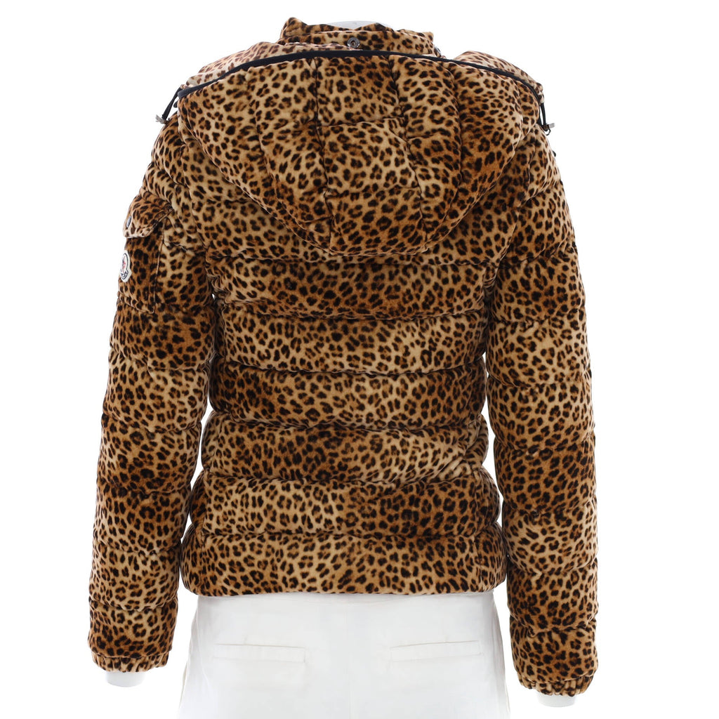 Women's Bady Hooded Jacket Quilted Printed Cotton with Down