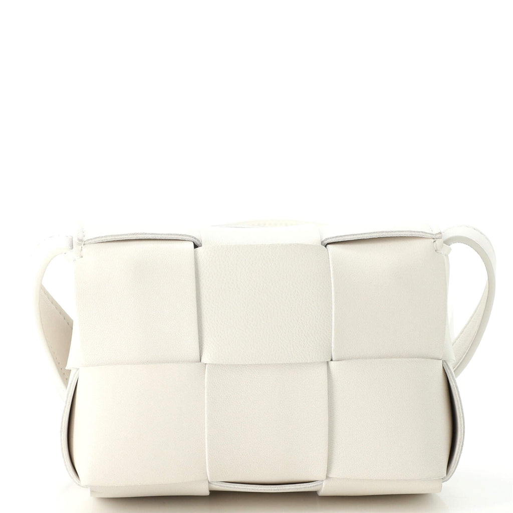 Cassette Crossbody Bag Maxi Intrecciato Leather Extra Mini