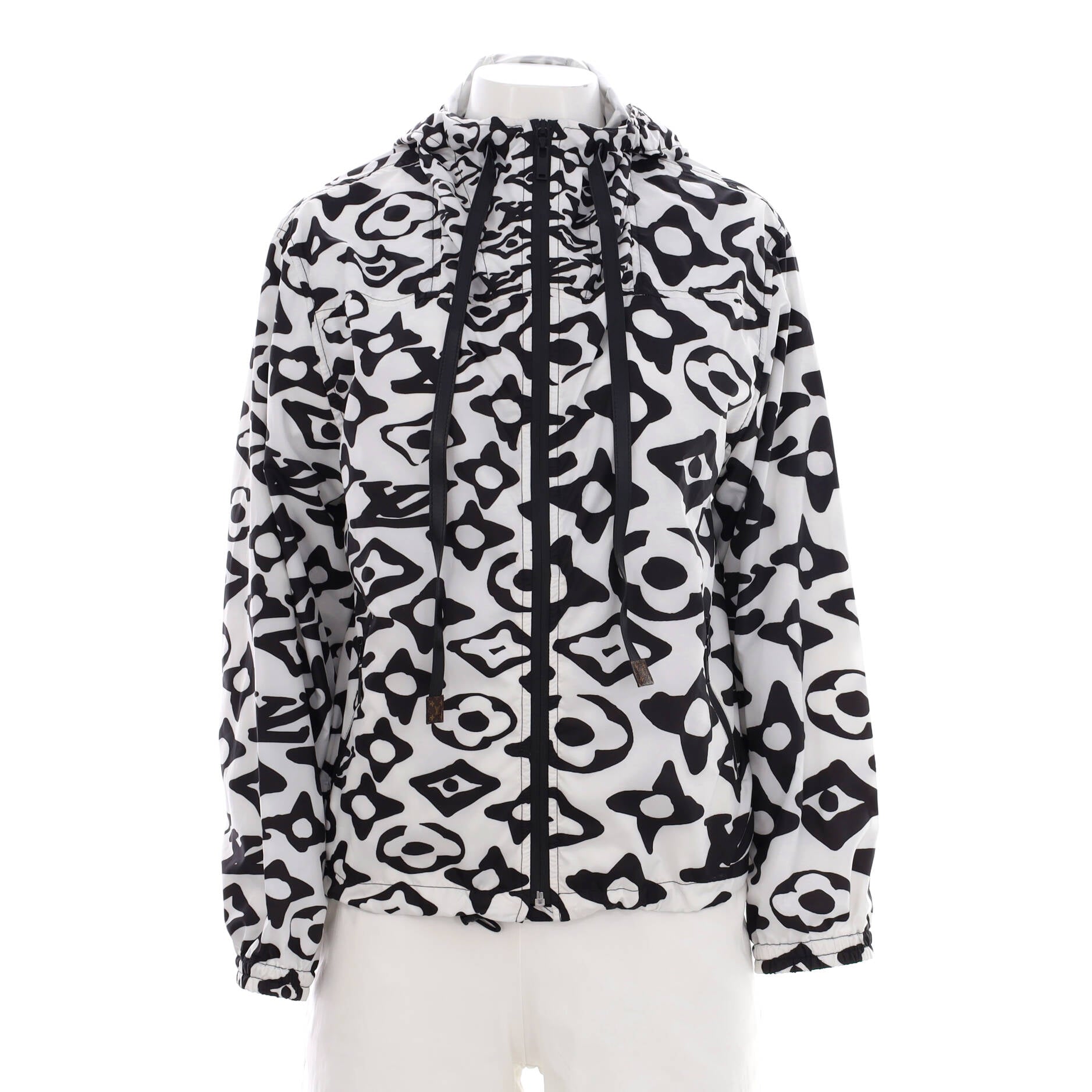 Women's Windbreaker Jacket Limited Edition Urs Fischer Monogram Nylon
