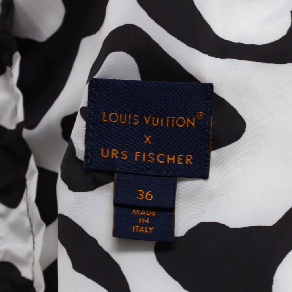 Women's Windbreaker Jacket Limited Edition Urs Fischer Monogram Nylon