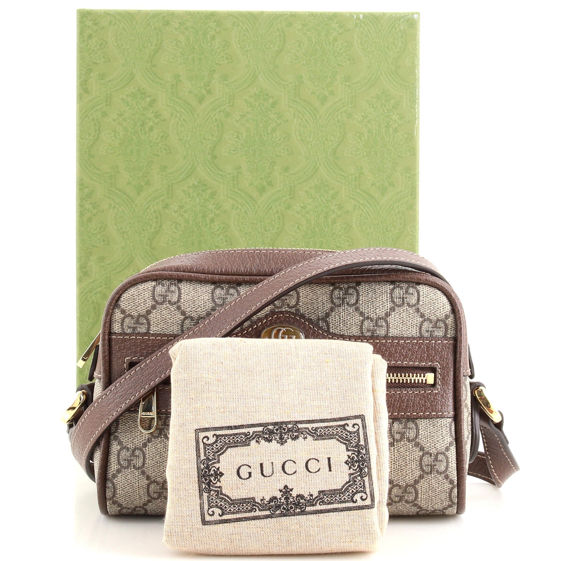 Ophidia Shoulder Bag GG Coated Canvas Mini