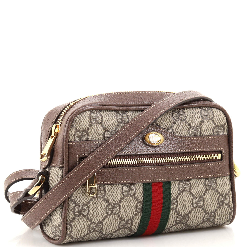 Ophidia Shoulder Bag GG Coated Canvas Mini
