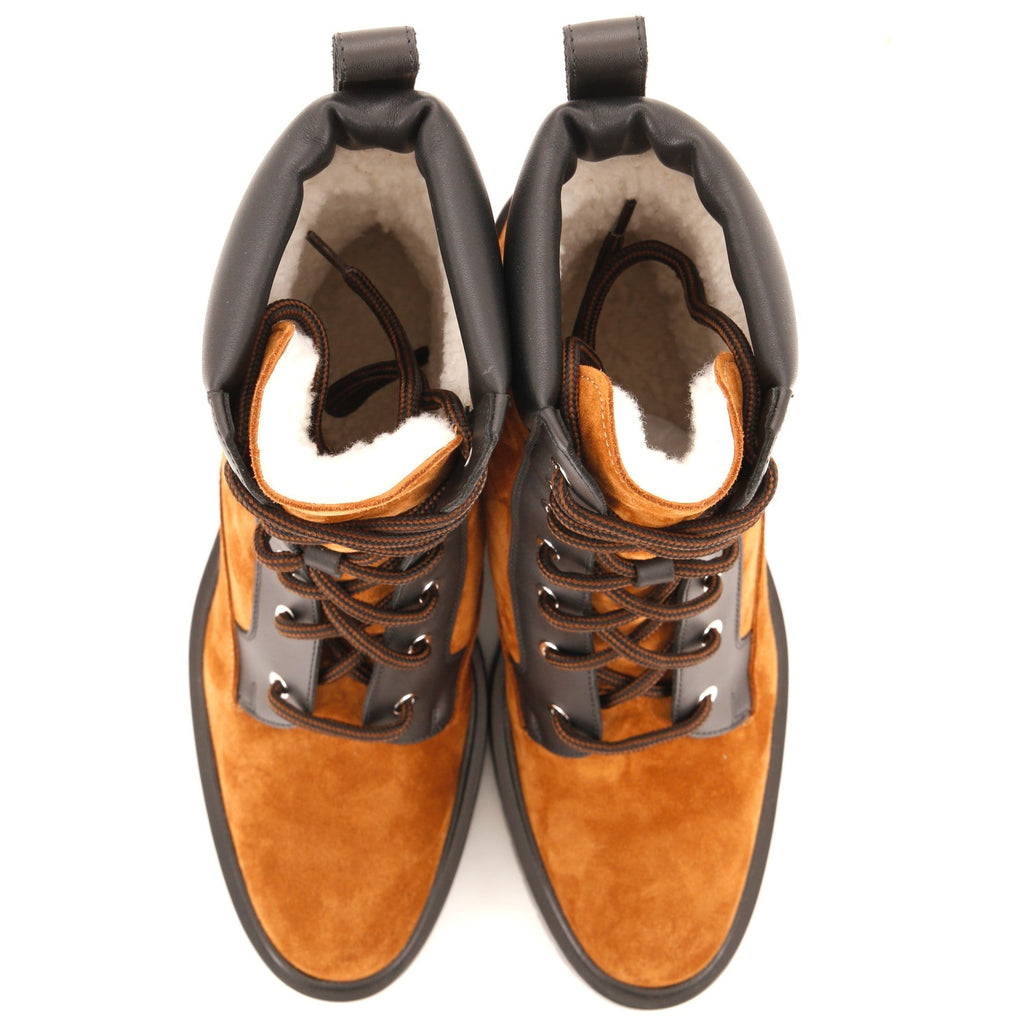 Women's Bridge Ankle Boots Suede with Shearling
