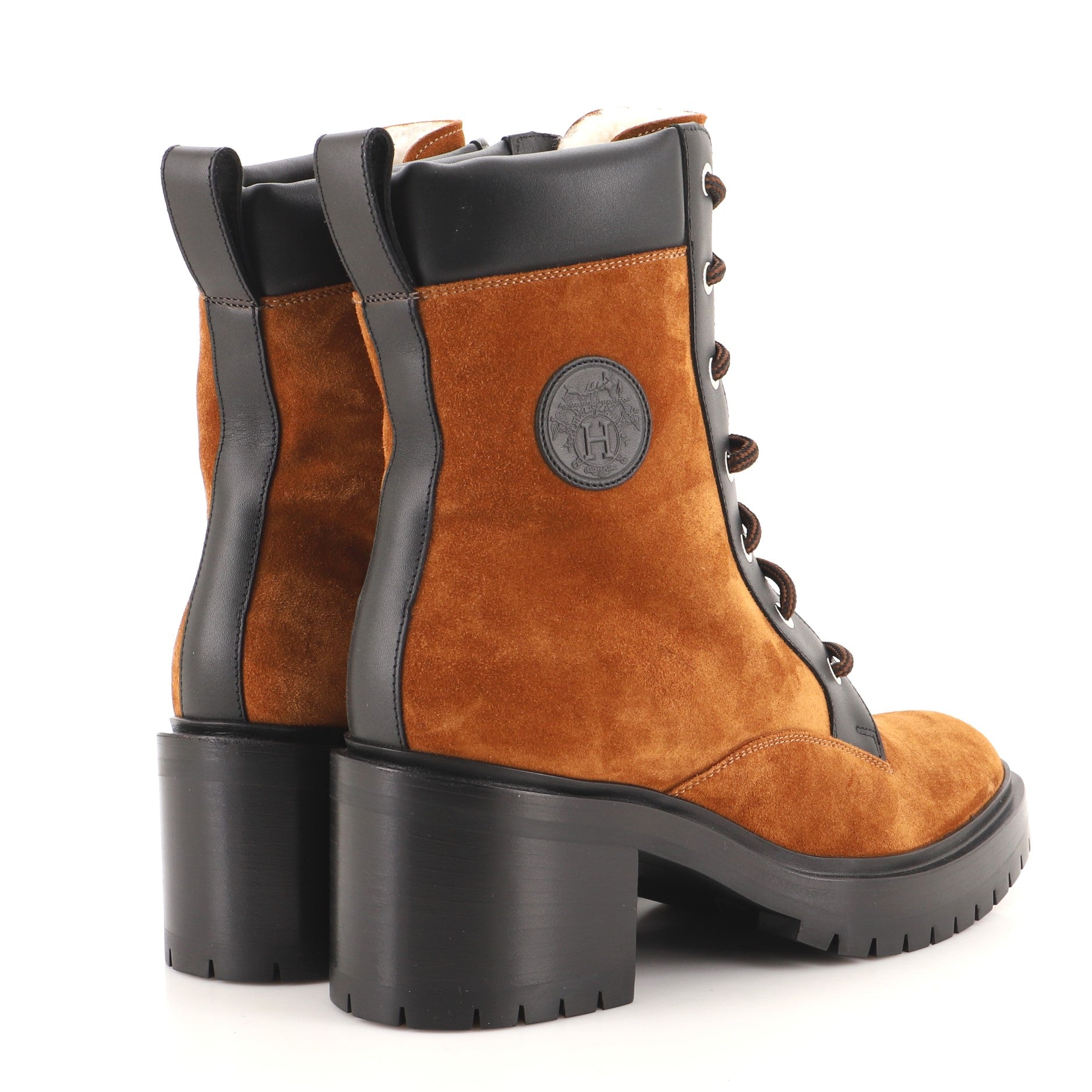 Women's Bridge Ankle Boots Suede with Shearling
