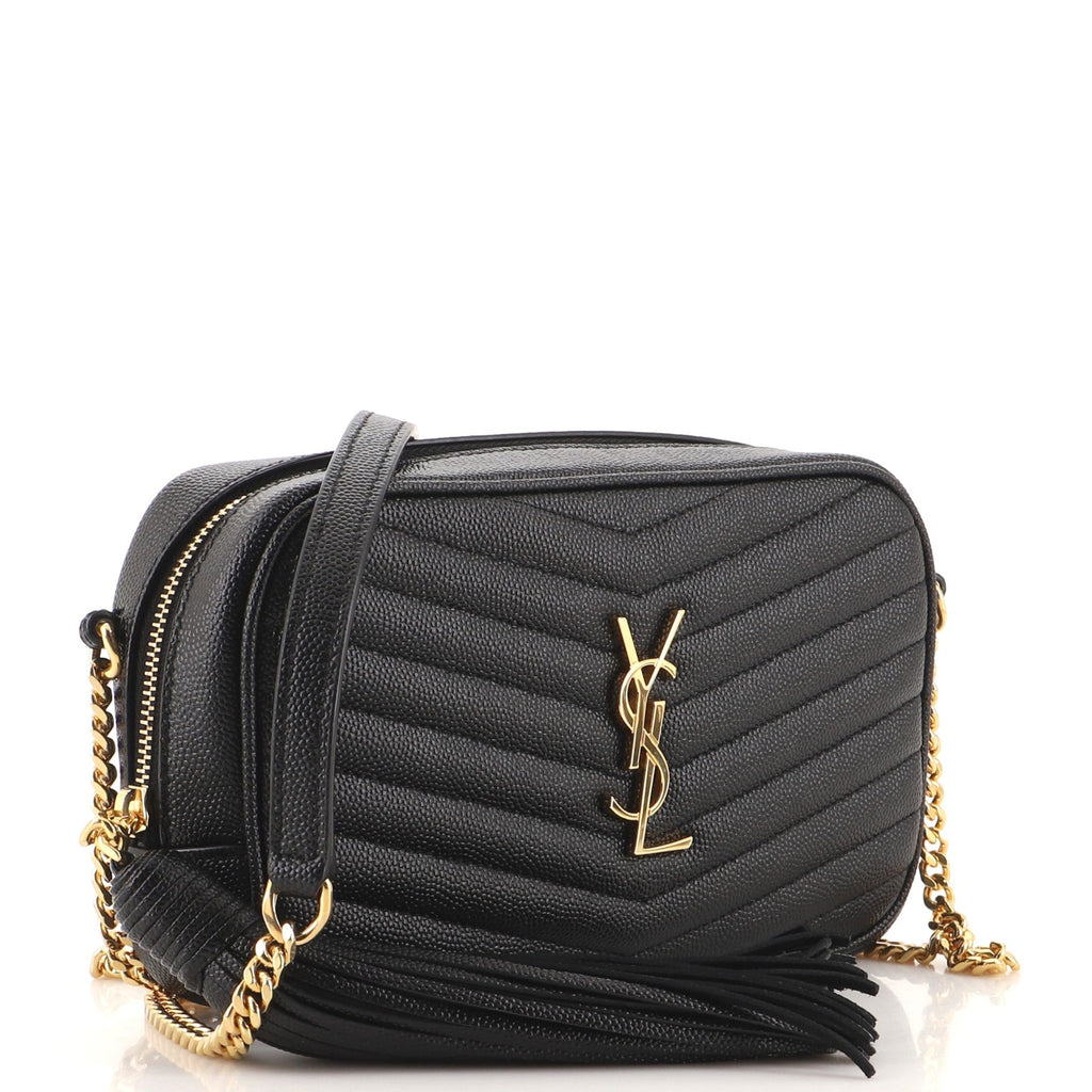 Lou Camera Bag Matelasse Chevron Leather Mini