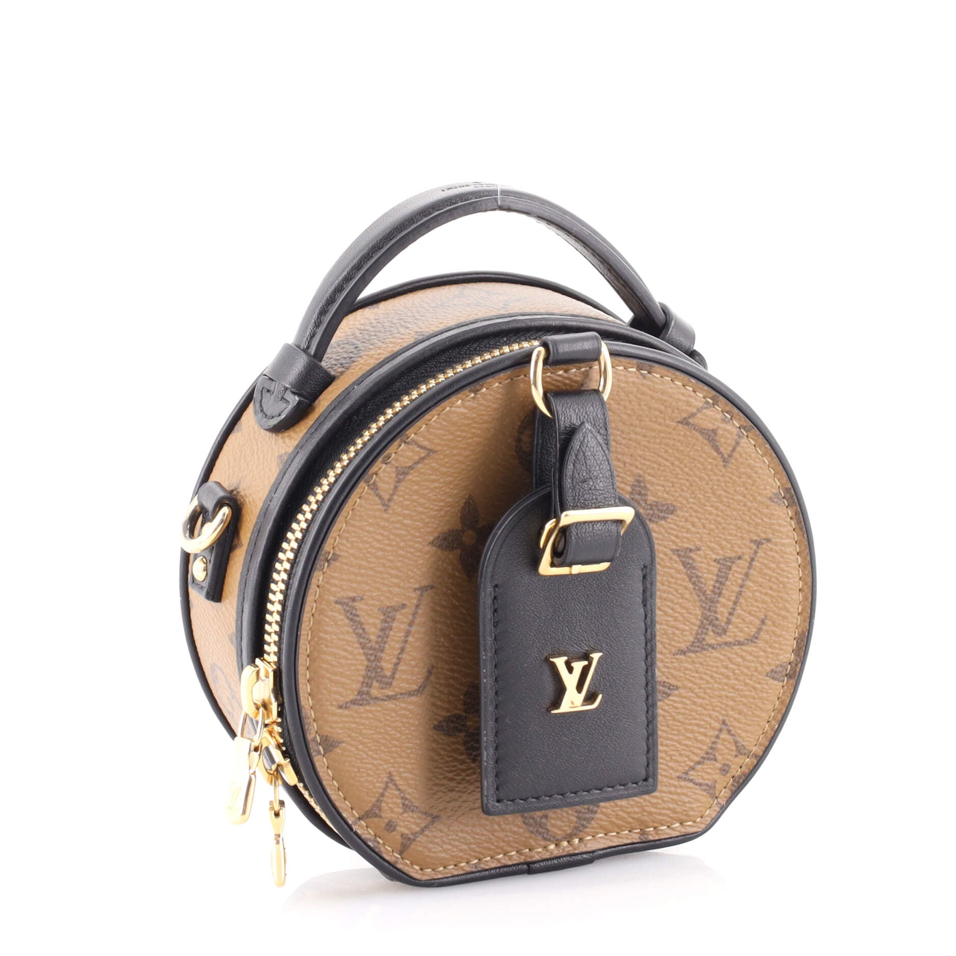 Mini Boite Chapeau Bag Reverse Monogram Canvas