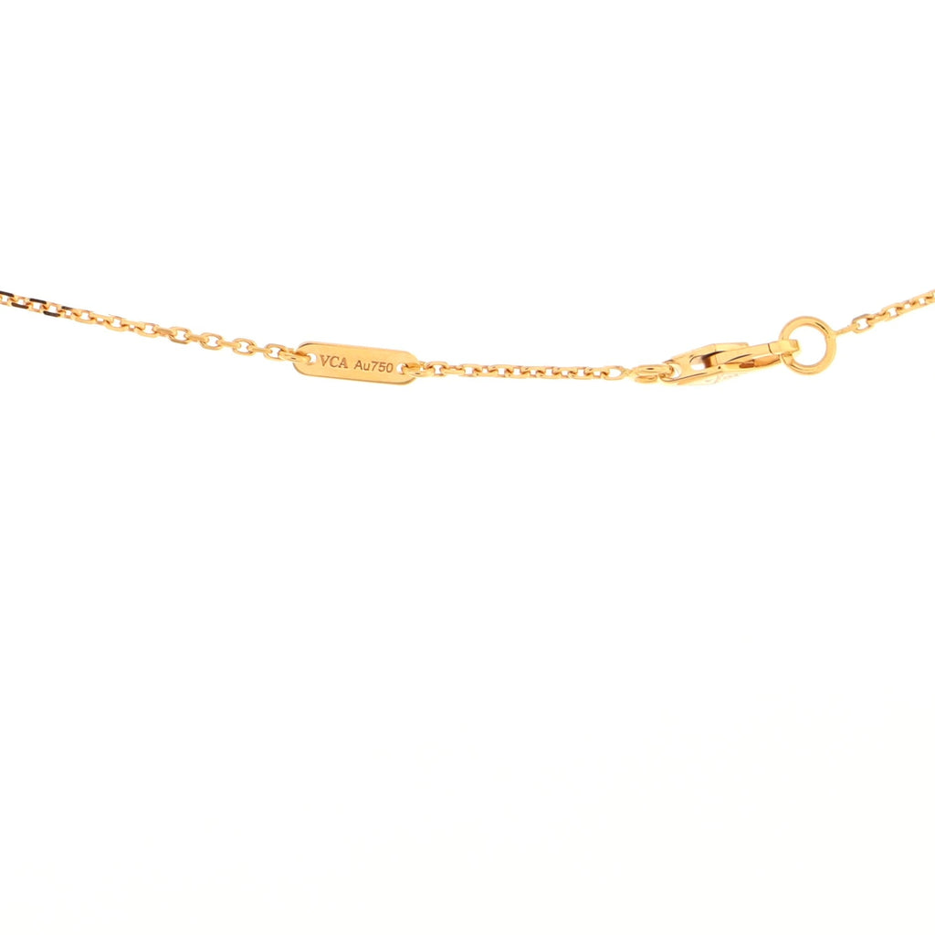 Sweet Alhambra Pendant Necklace 18K Rose Gold