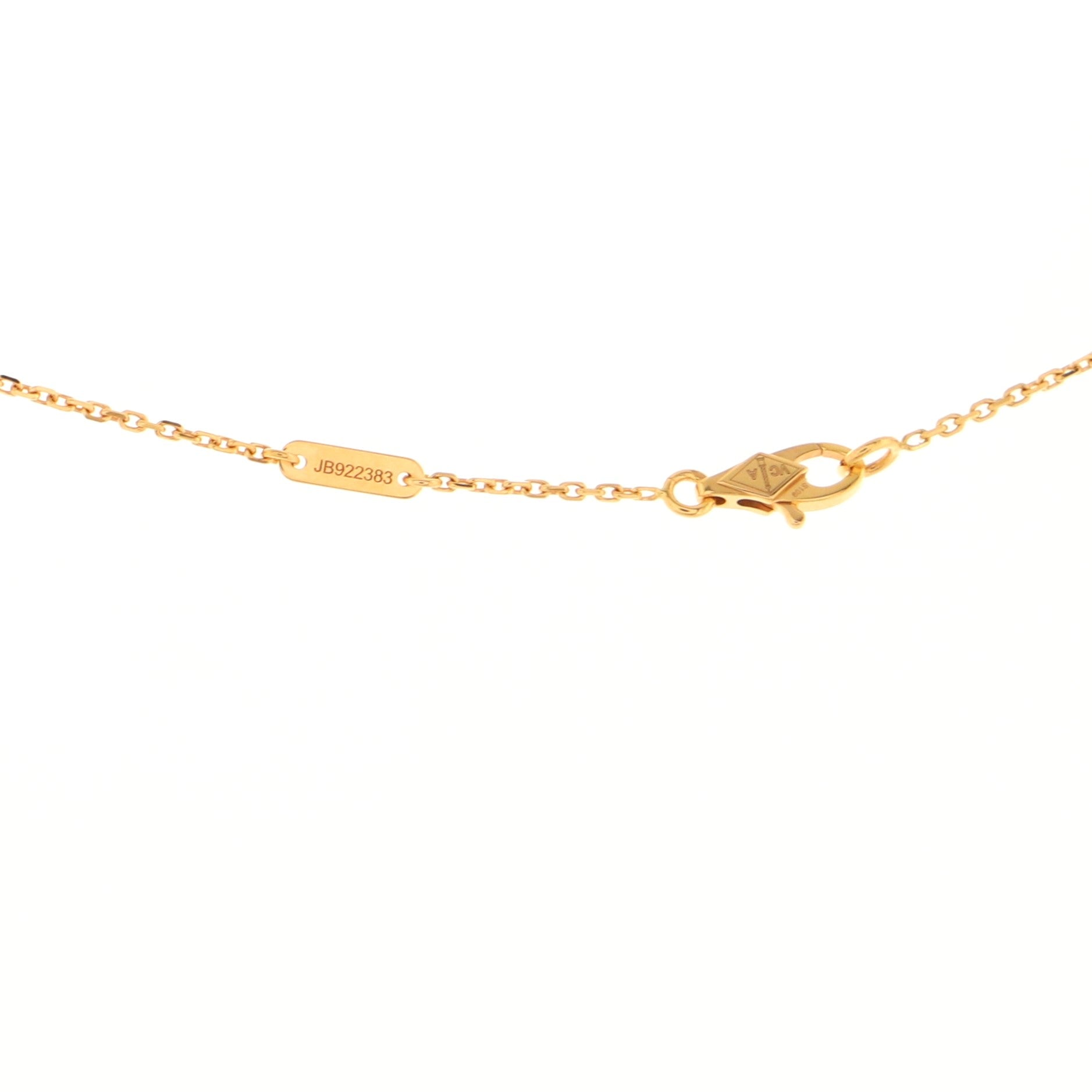 Sweet Alhambra Pendant Necklace 18K Rose Gold