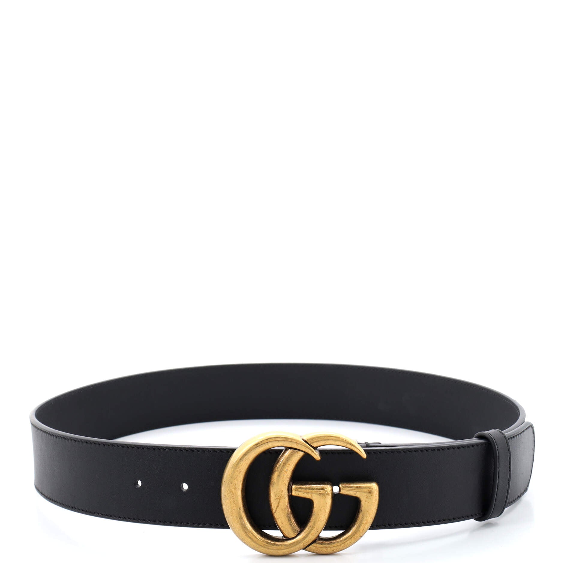 GG Marmont Belt Leather Wide 80