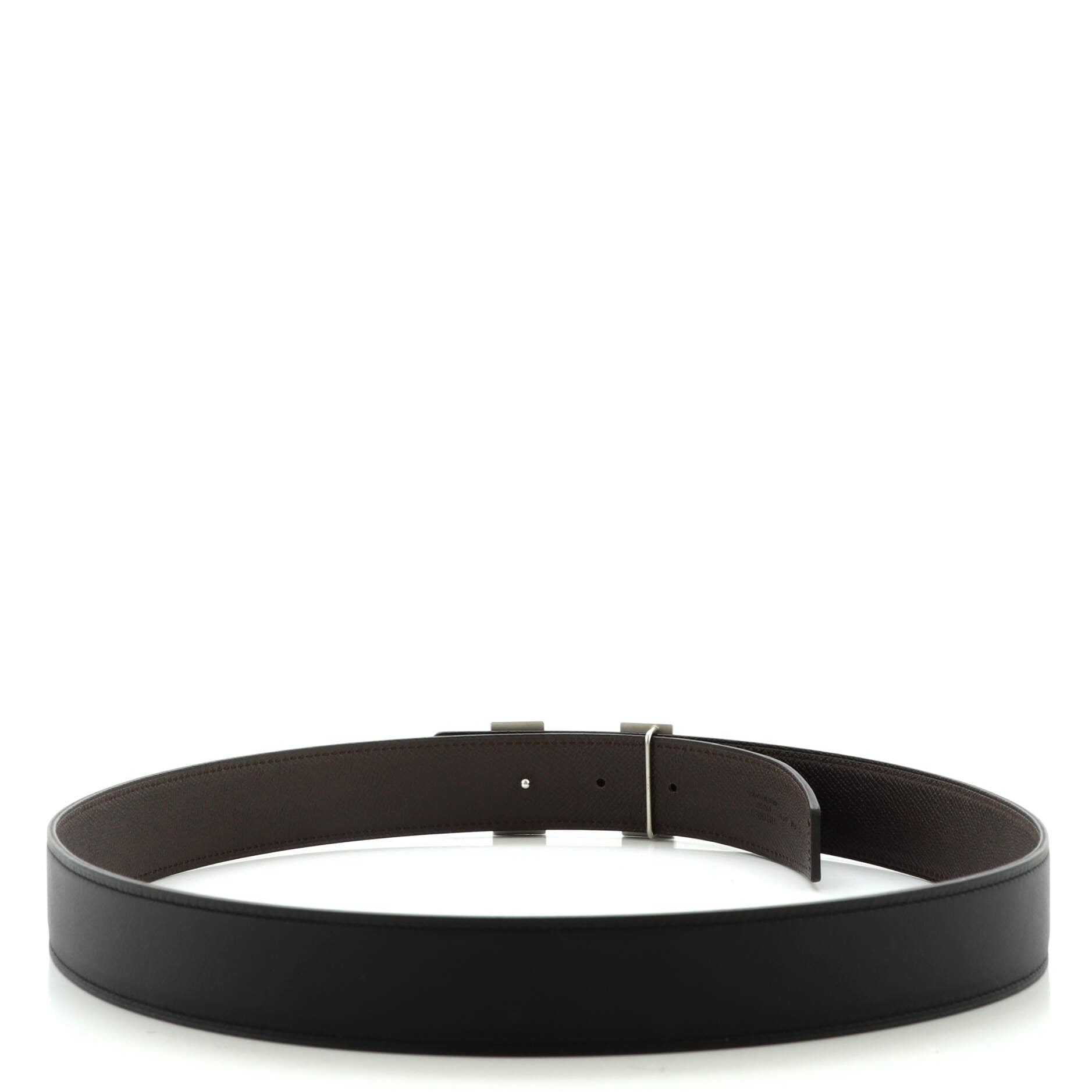 Constance Reversible Belt Leather with Guilloche Hardware Medium 90