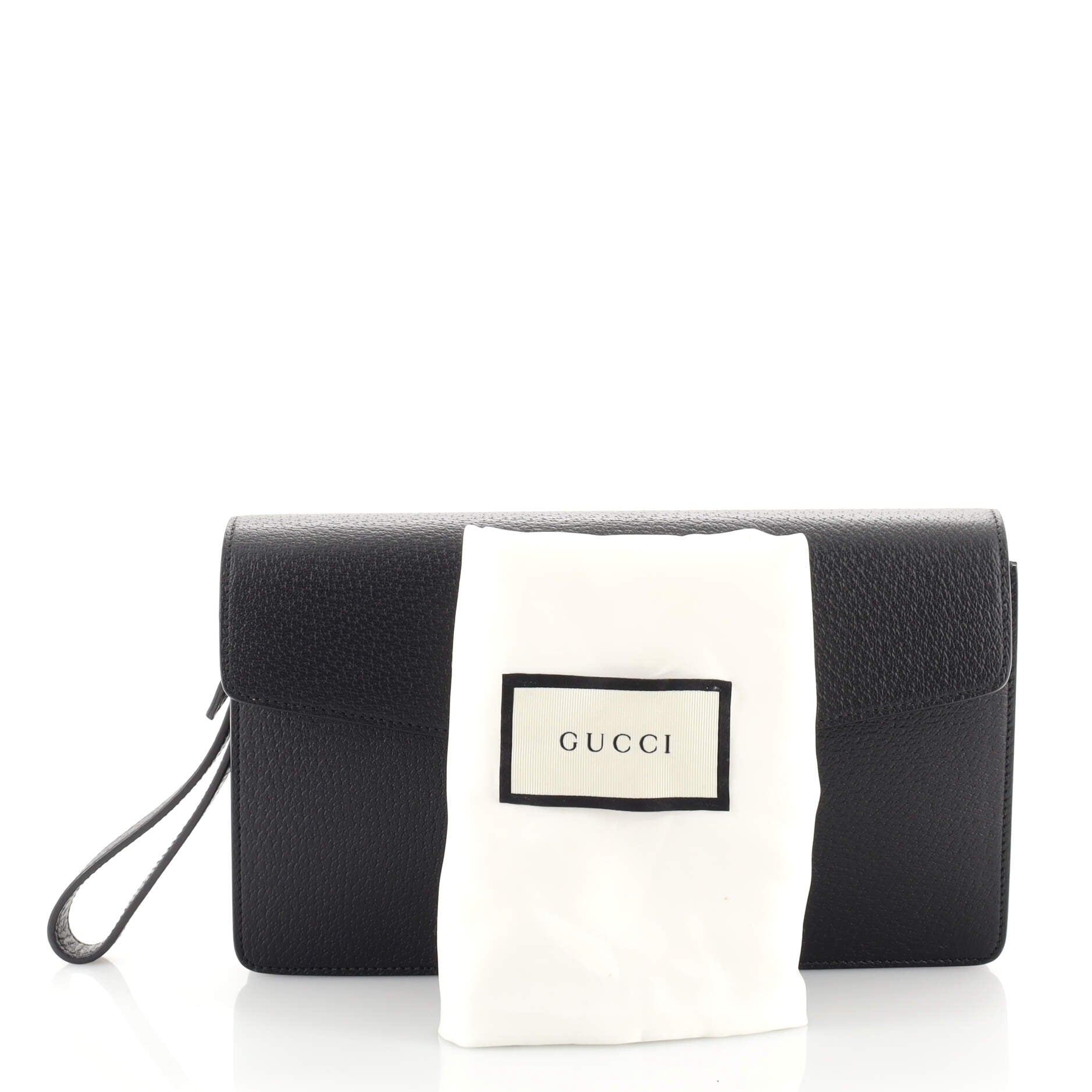 Dionysus Wristlet Clutch Leather