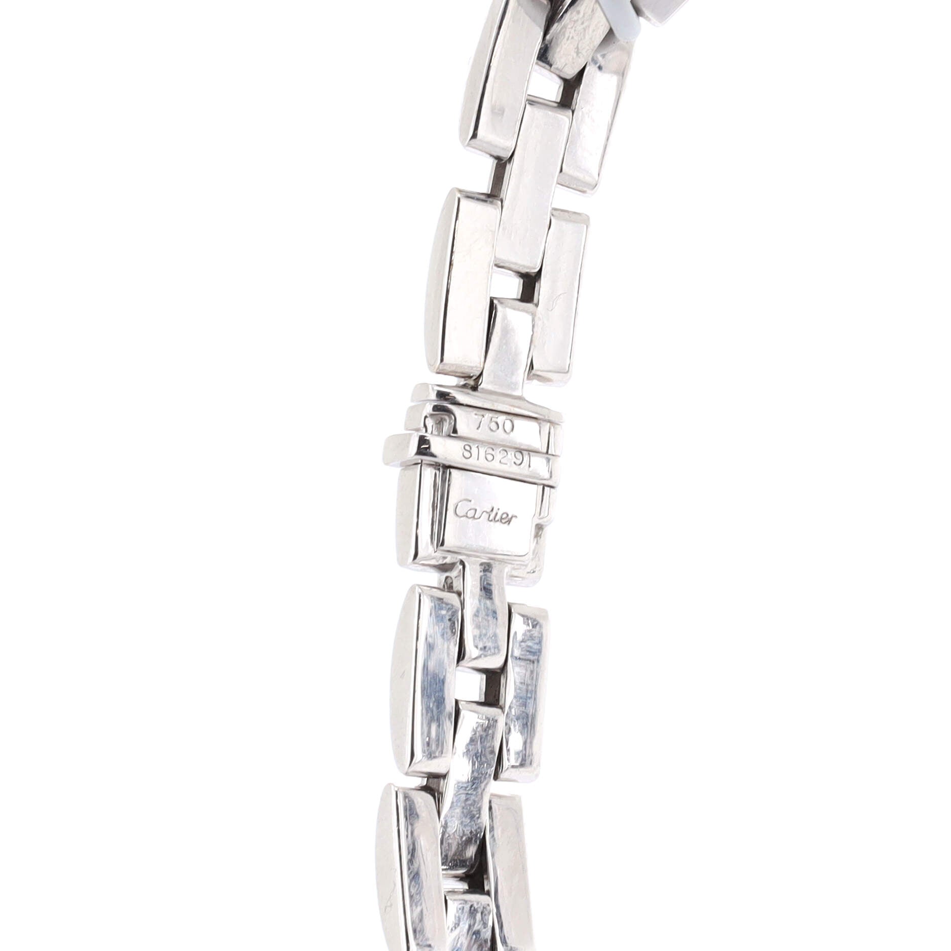 Maillon Panthere Necklace 18K White Gold with Diamonds