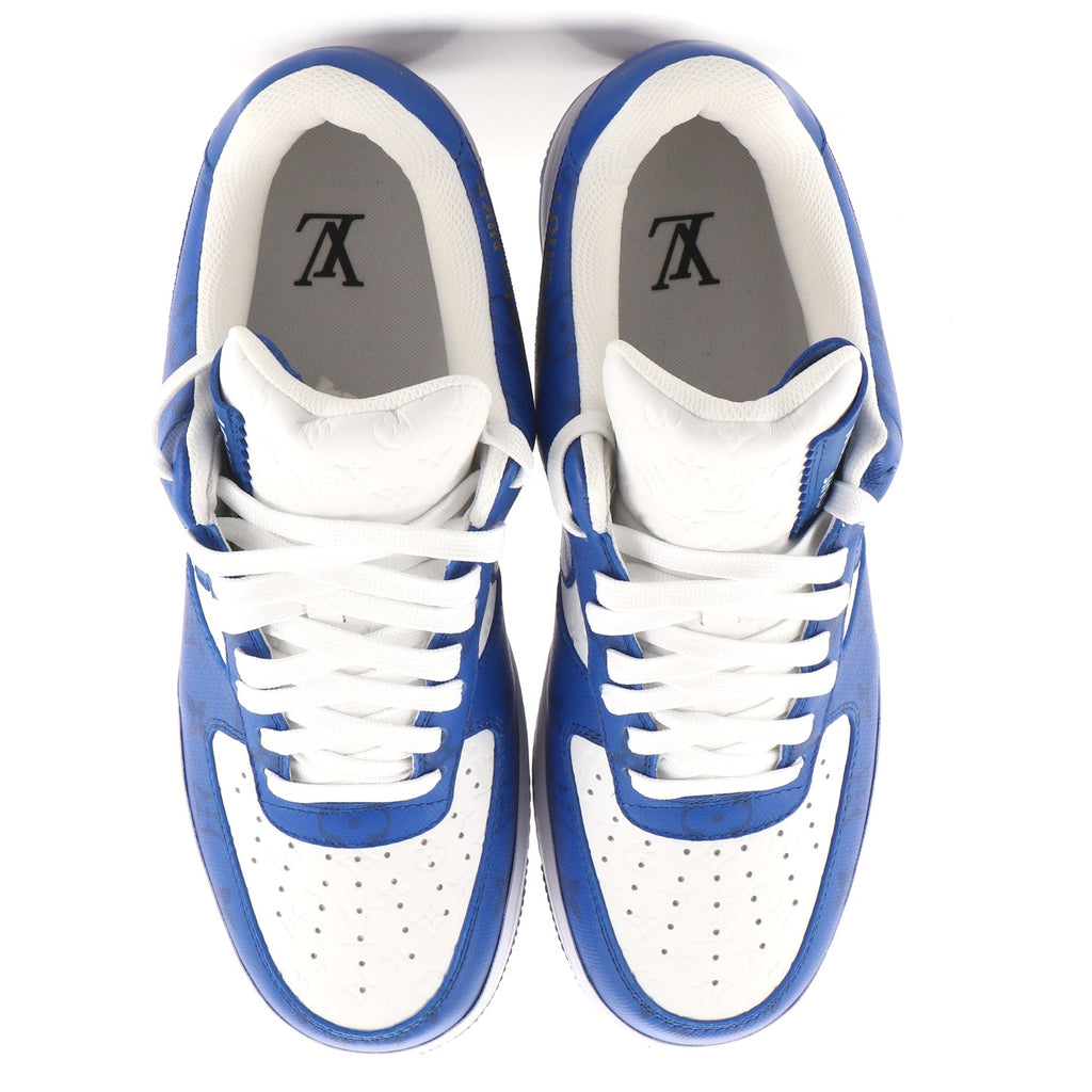 x Nike Air Force 1 Low-Top Sneakers Monogram Embossed Leather
