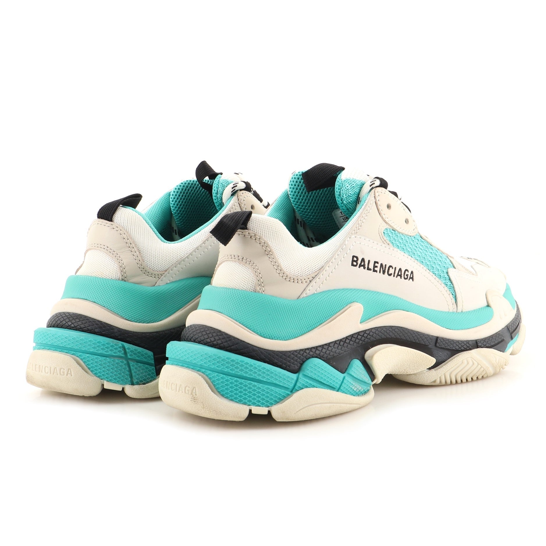Women's Triple S Sneakers Fabric and Mesh with Leather