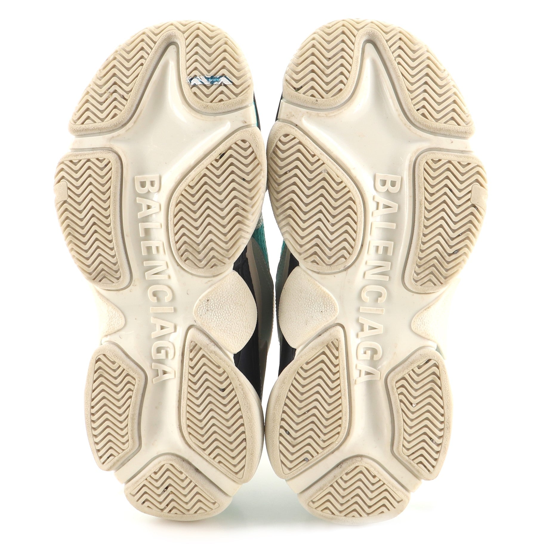 Women's Triple S Sneakers Fabric and Mesh with Leather