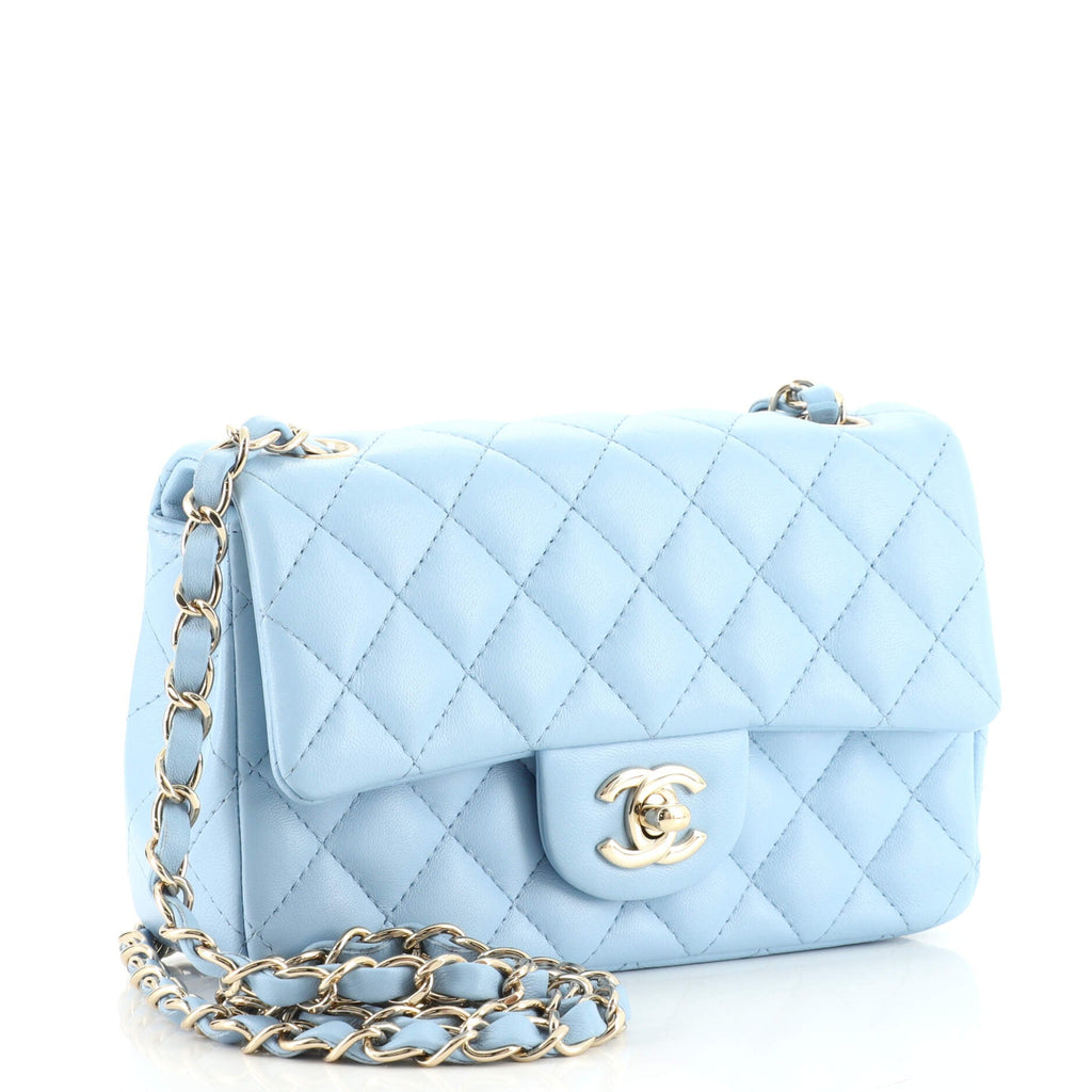 Classic Single Flap Bag Quilted Lambskin Mini