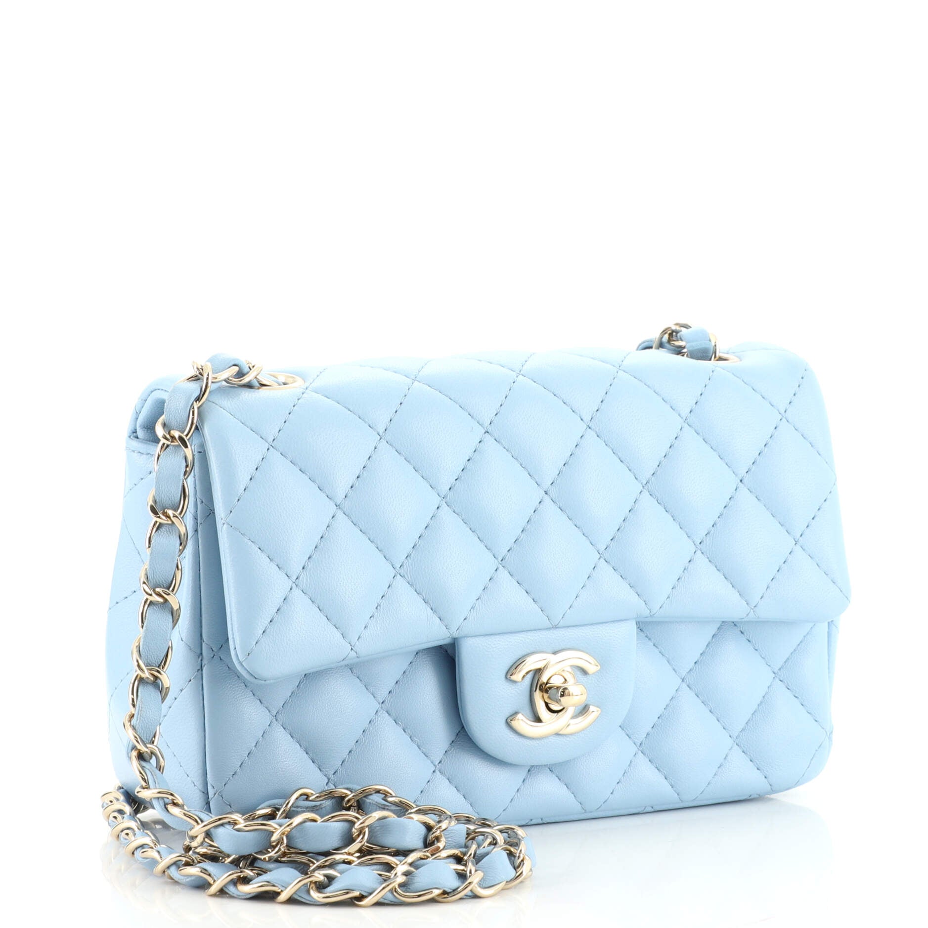 Classic Single Flap Bag Quilted Lambskin Mini