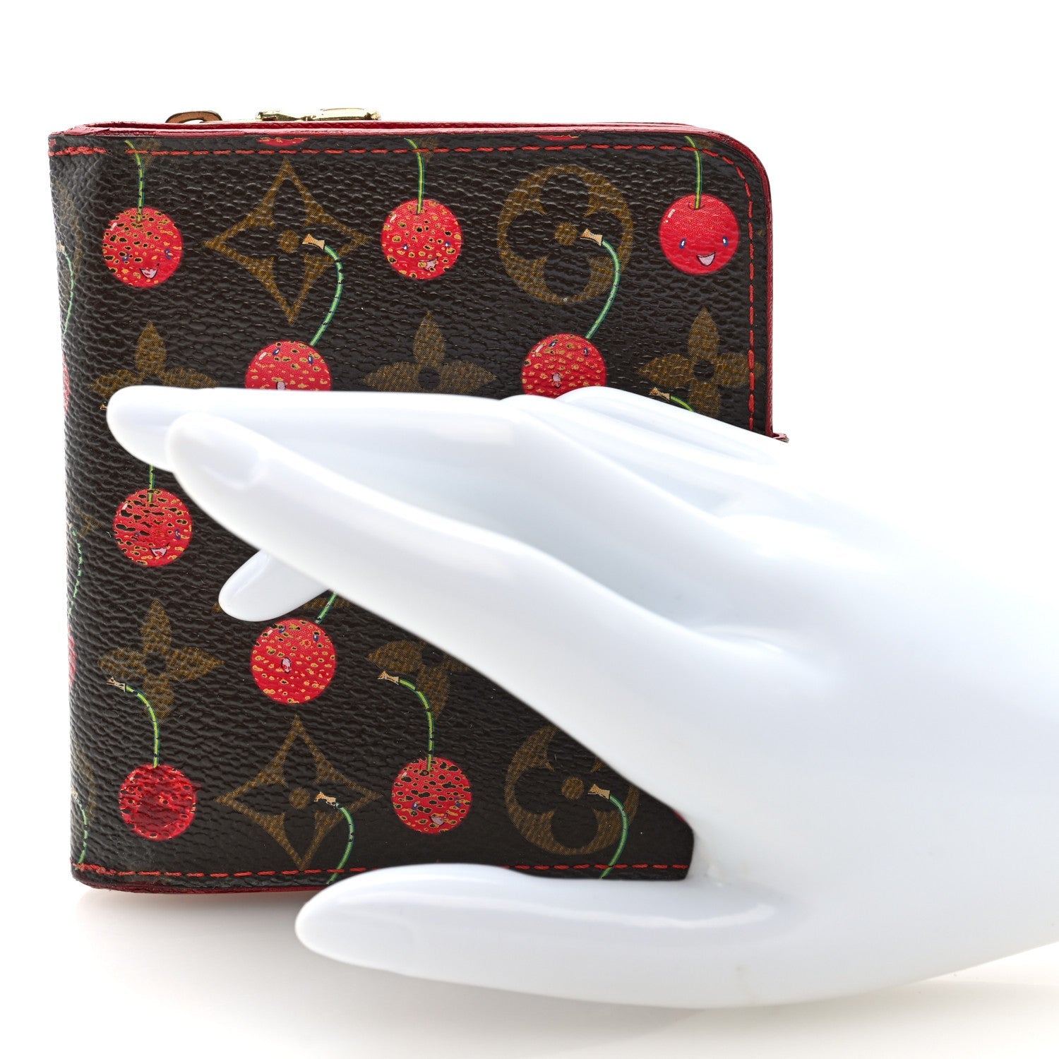 Monogram Cerises Compact Zippe Wallet